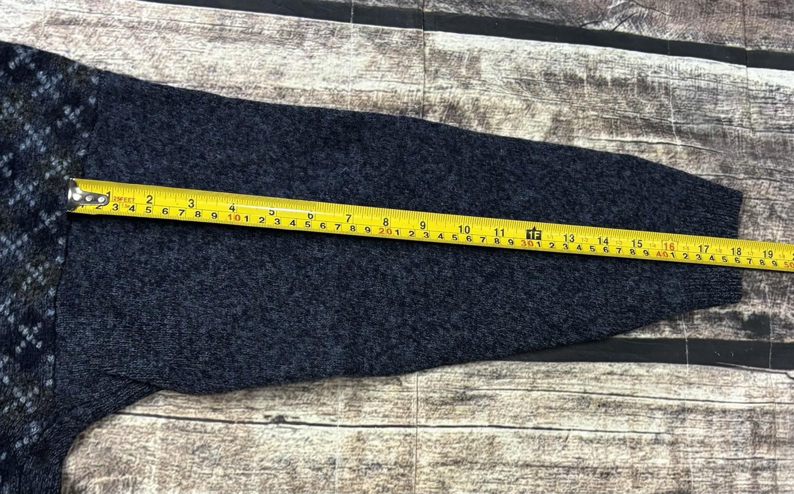 Gant VTG Gant Sweater Mens L Lambswool Hand Intarsia Geometric Size US L / EU 52-54 / 3 - 11 Thumbnail
