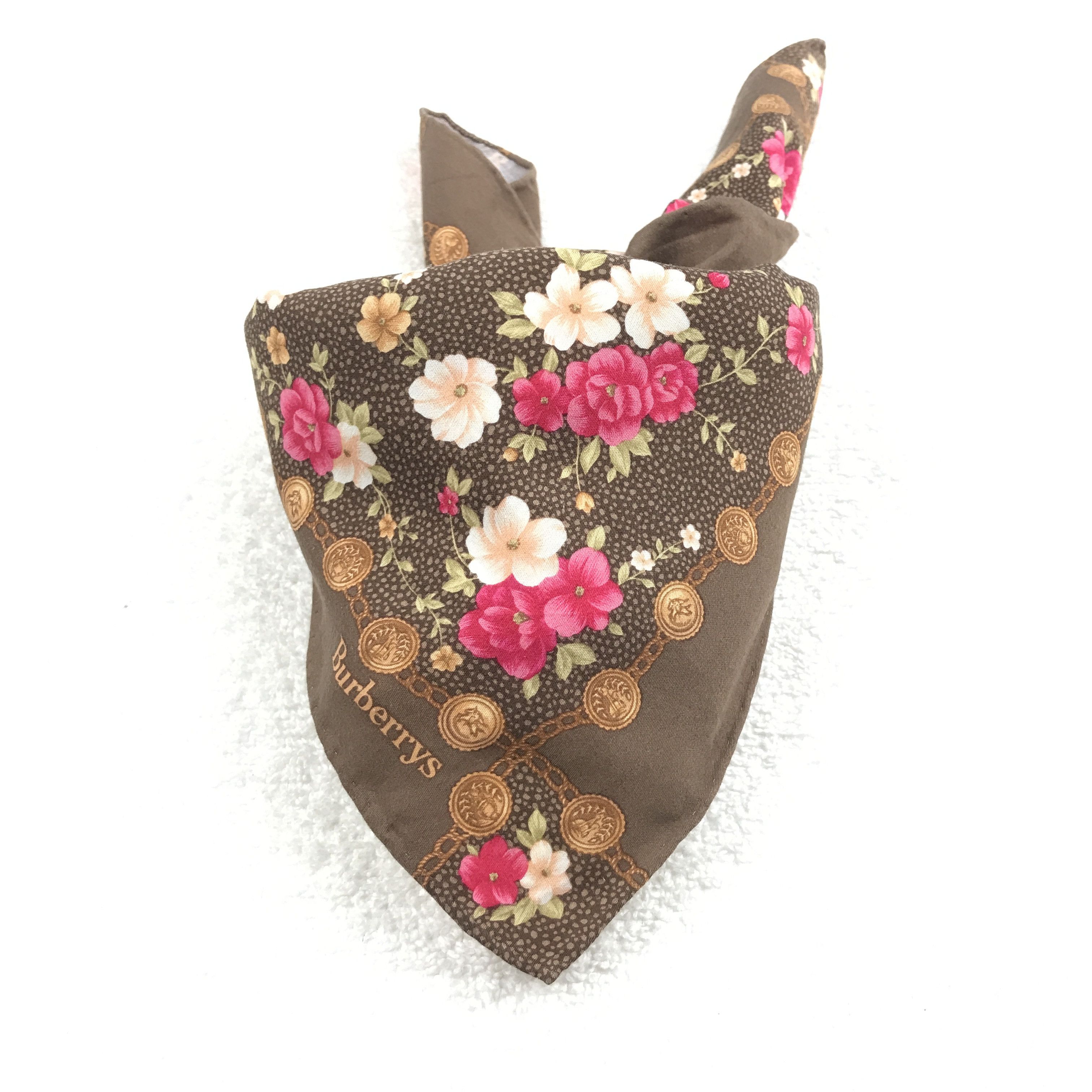 Burberry × Vintage Vintage Burberry Bandana Neckerchief Handkerchief Size ONE SIZE - 4 Thumbnail