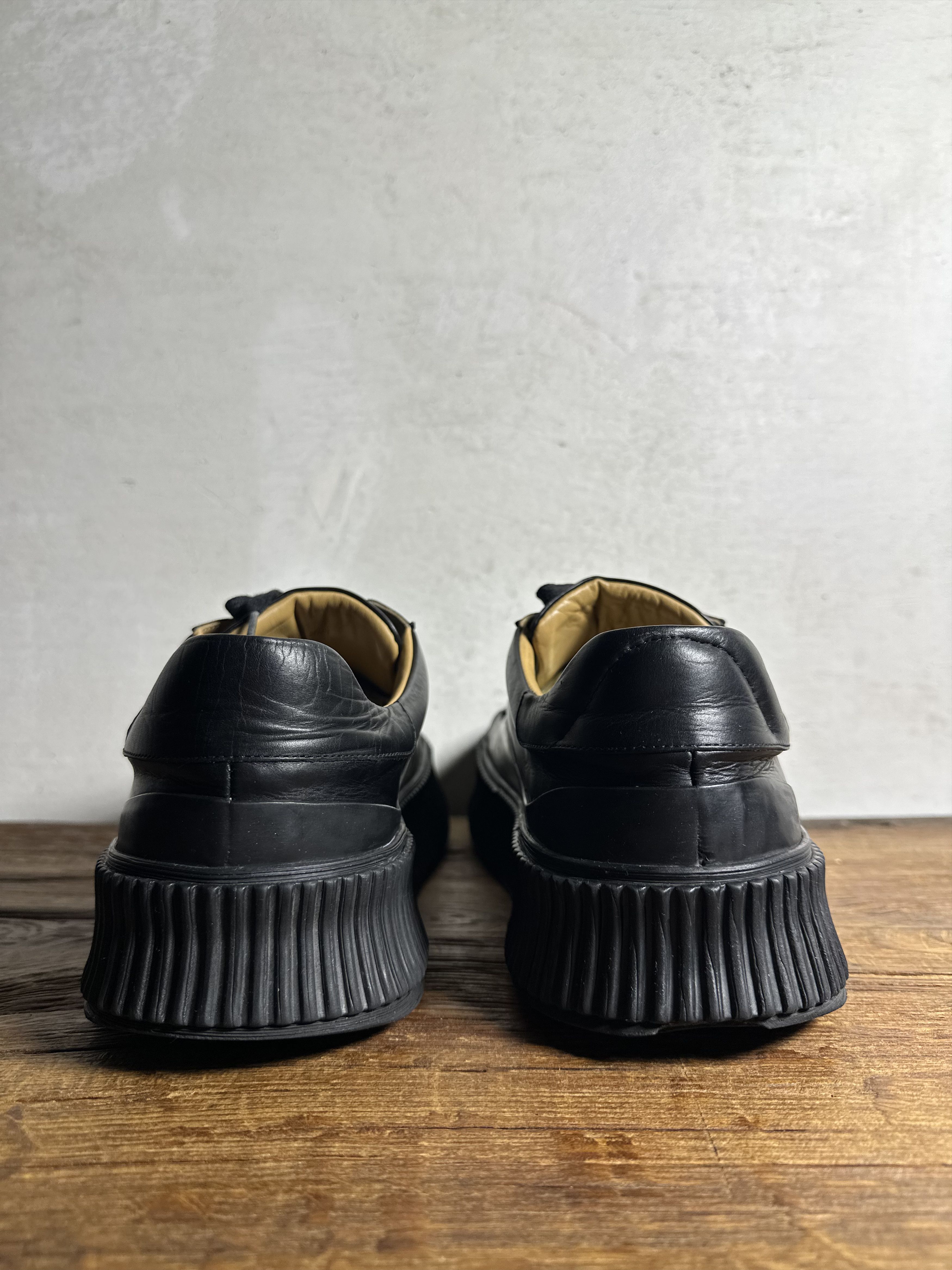 Jil Sander Jil Sander Vulcanized Low Top Leather Sneakers Size US 12 / EU 45 - 6 Thumbnail
