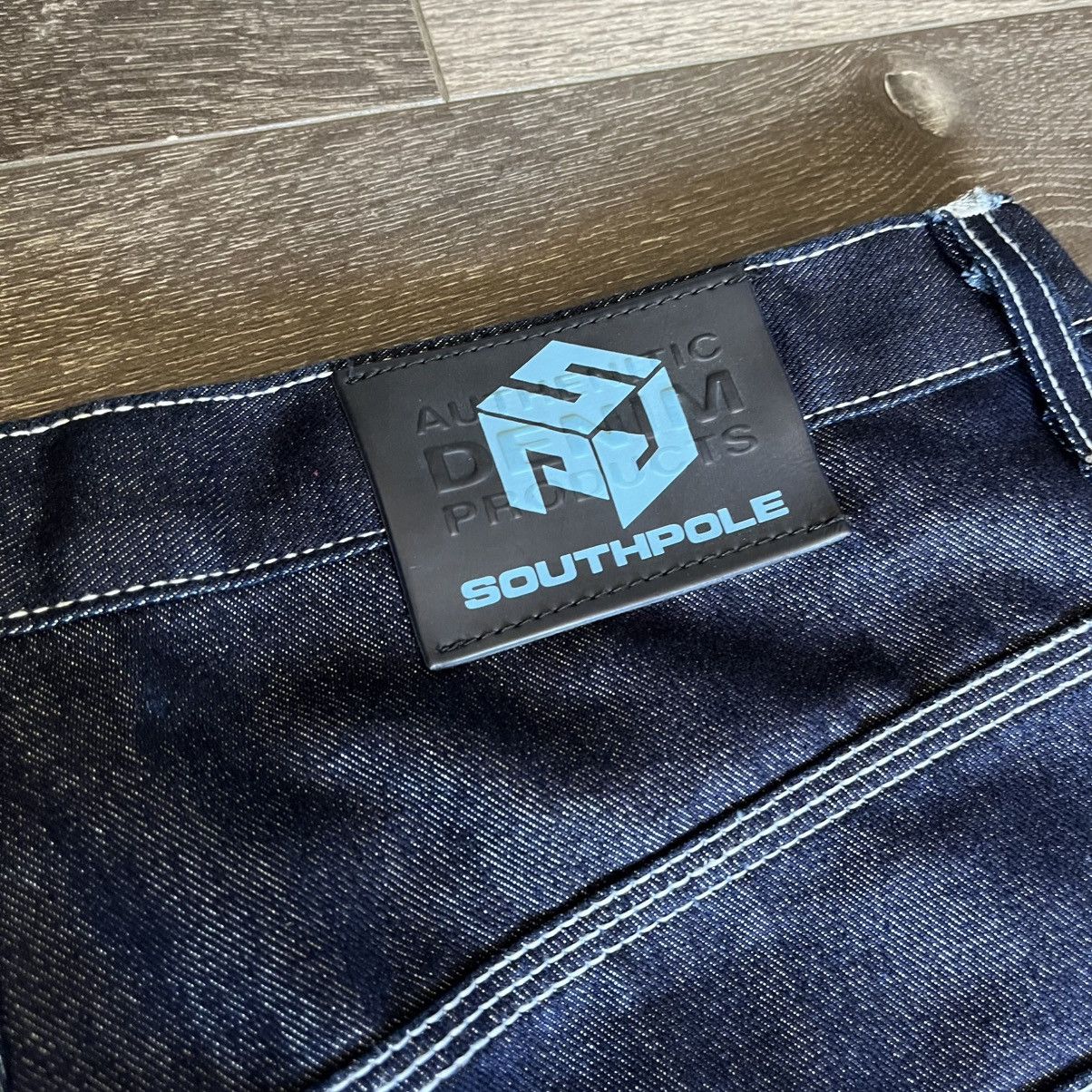 Southpole × Vintage Vintage 1990s South Pole Baggy Carpenter Denim Jeans 38x32 Size US 38 / EU 54 - 4 Thumbnail