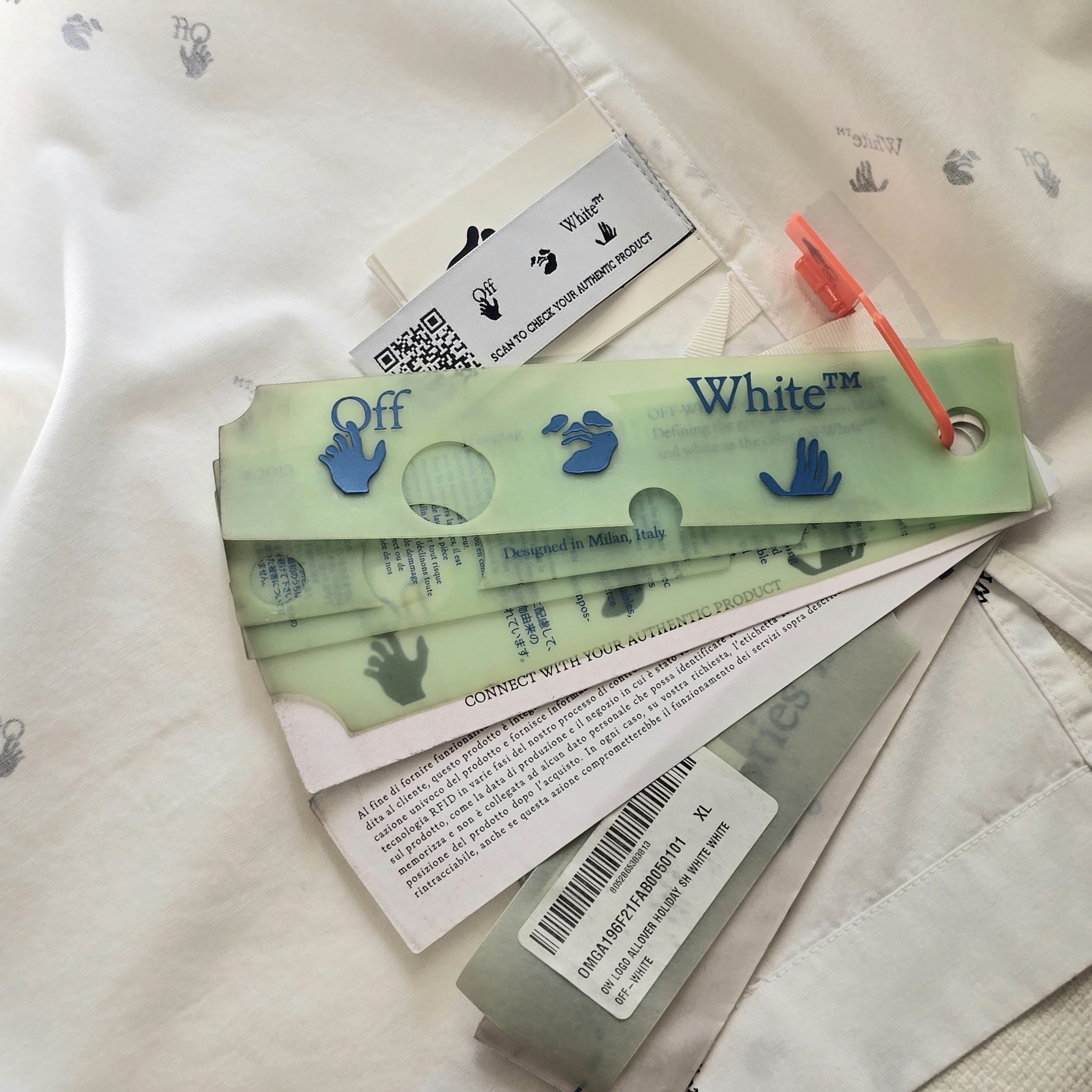 Off-White Allover print Holiday camp shirt Size US XL / EU 56 / 4 - 7 Thumbnail