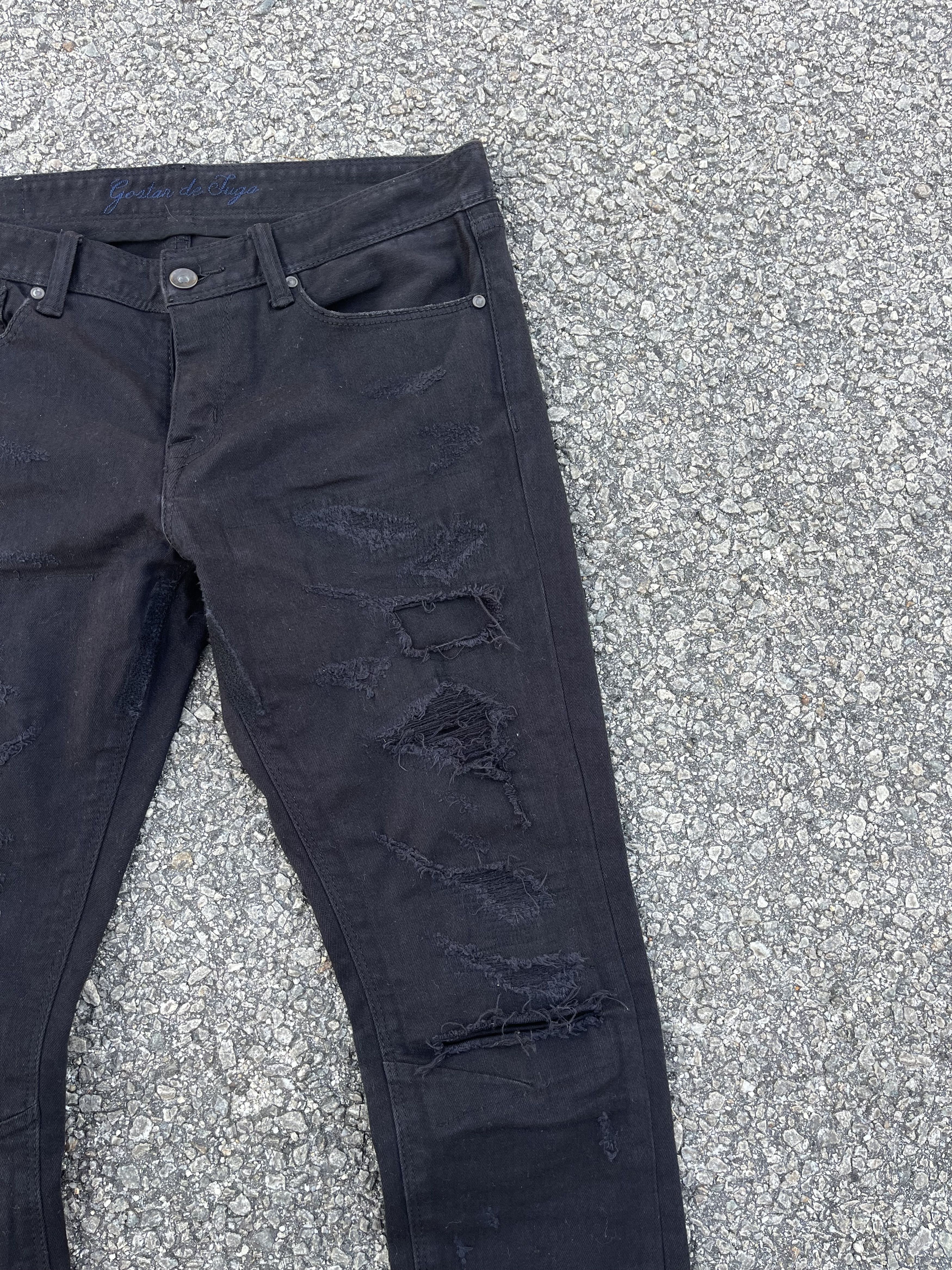 GOSTAR DE FUGA × If Six Was Nine × Le Grande Bleu (L.G.B.) Gostar de fuga Rip Off Distressed Travis Scott Size US 31 - 6 Thumbnail