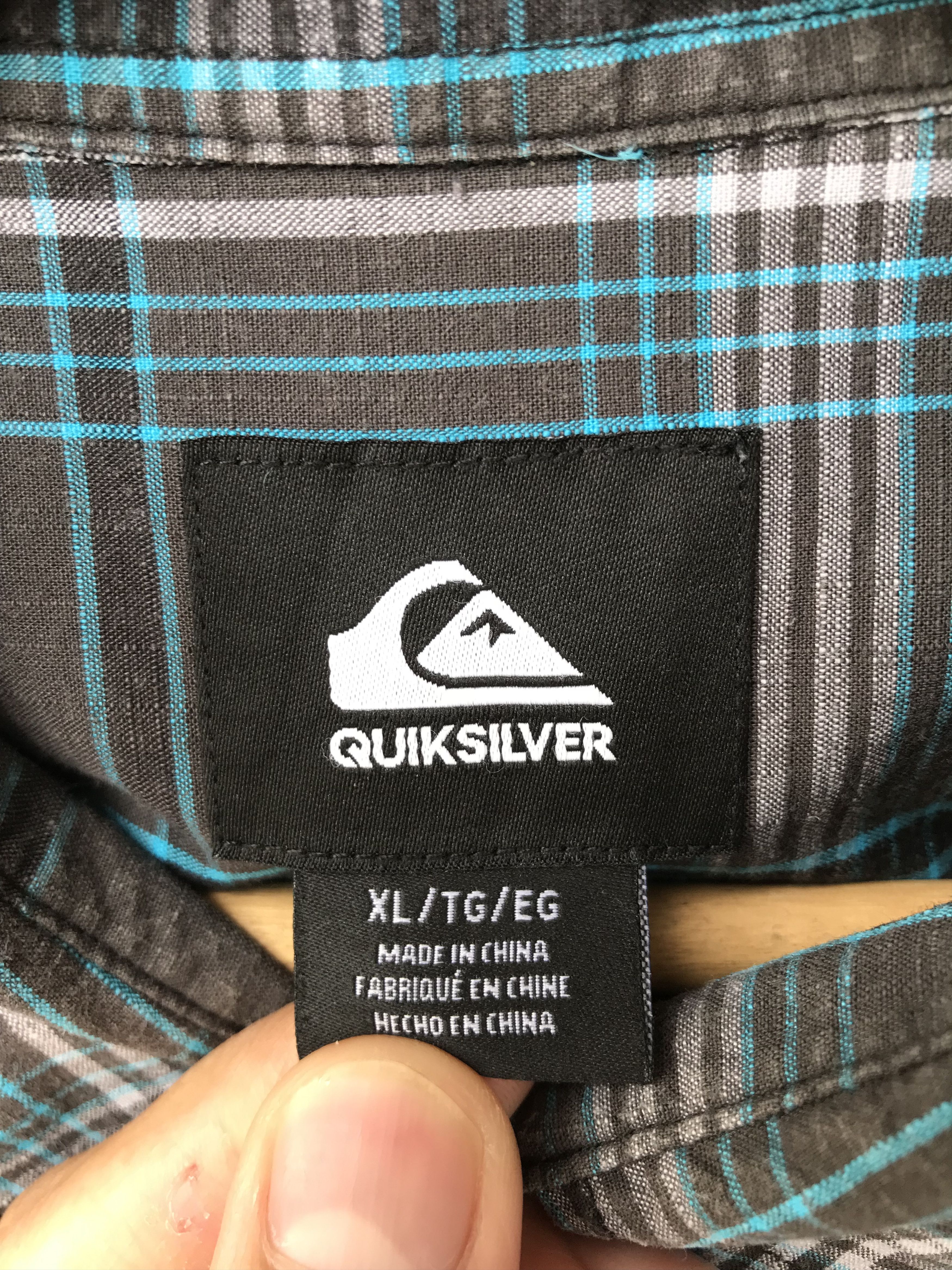 Quiksilver Quiksilver Flannel Button Up Tee surboarding jnco Size US XL / EU 56 / 4 - 5 Thumbnail