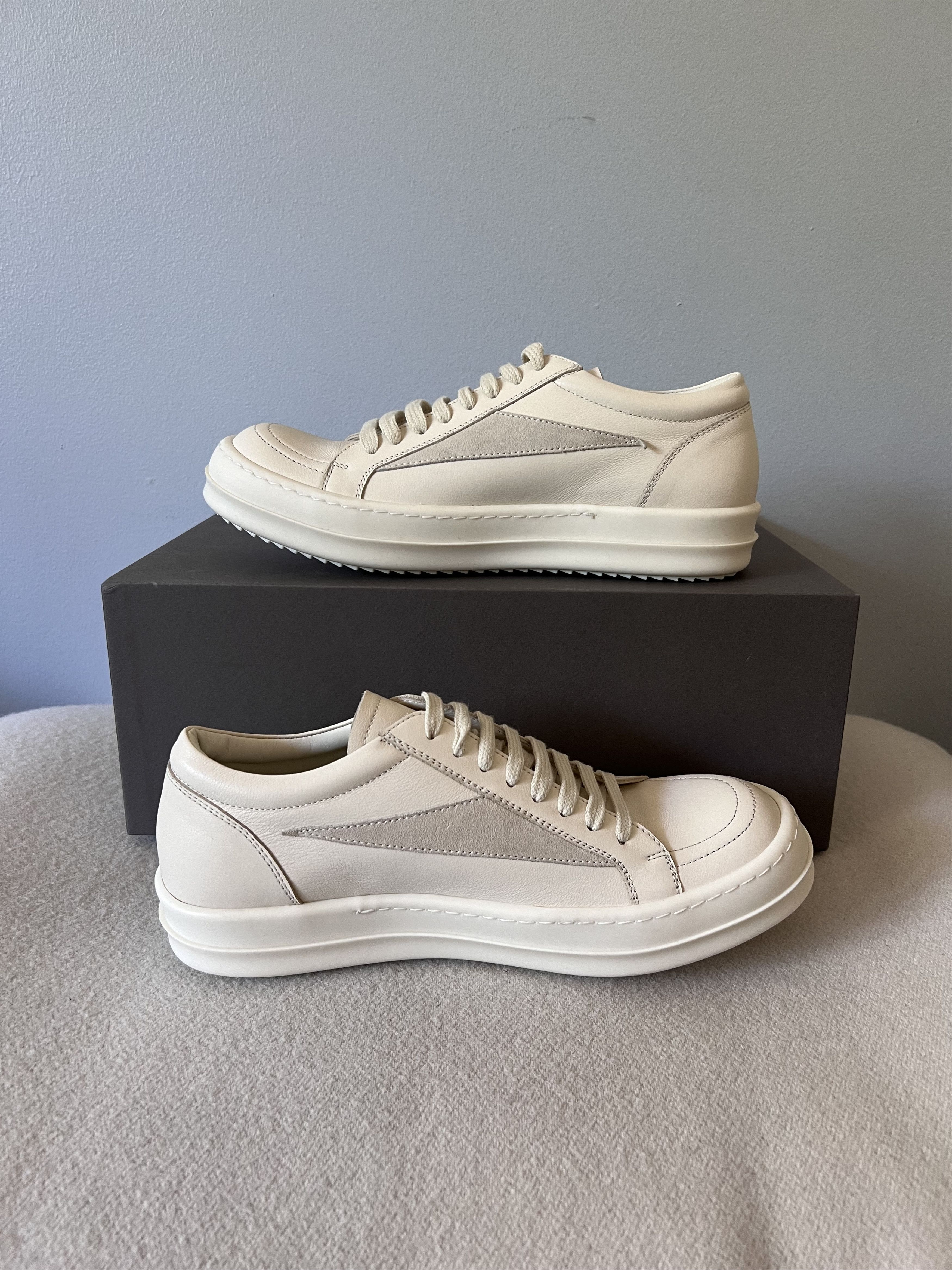 Rick Owens Rick Owens Vintage Sneaks in White Leather Size US 10 / IT 40 - 3 Thumbnail