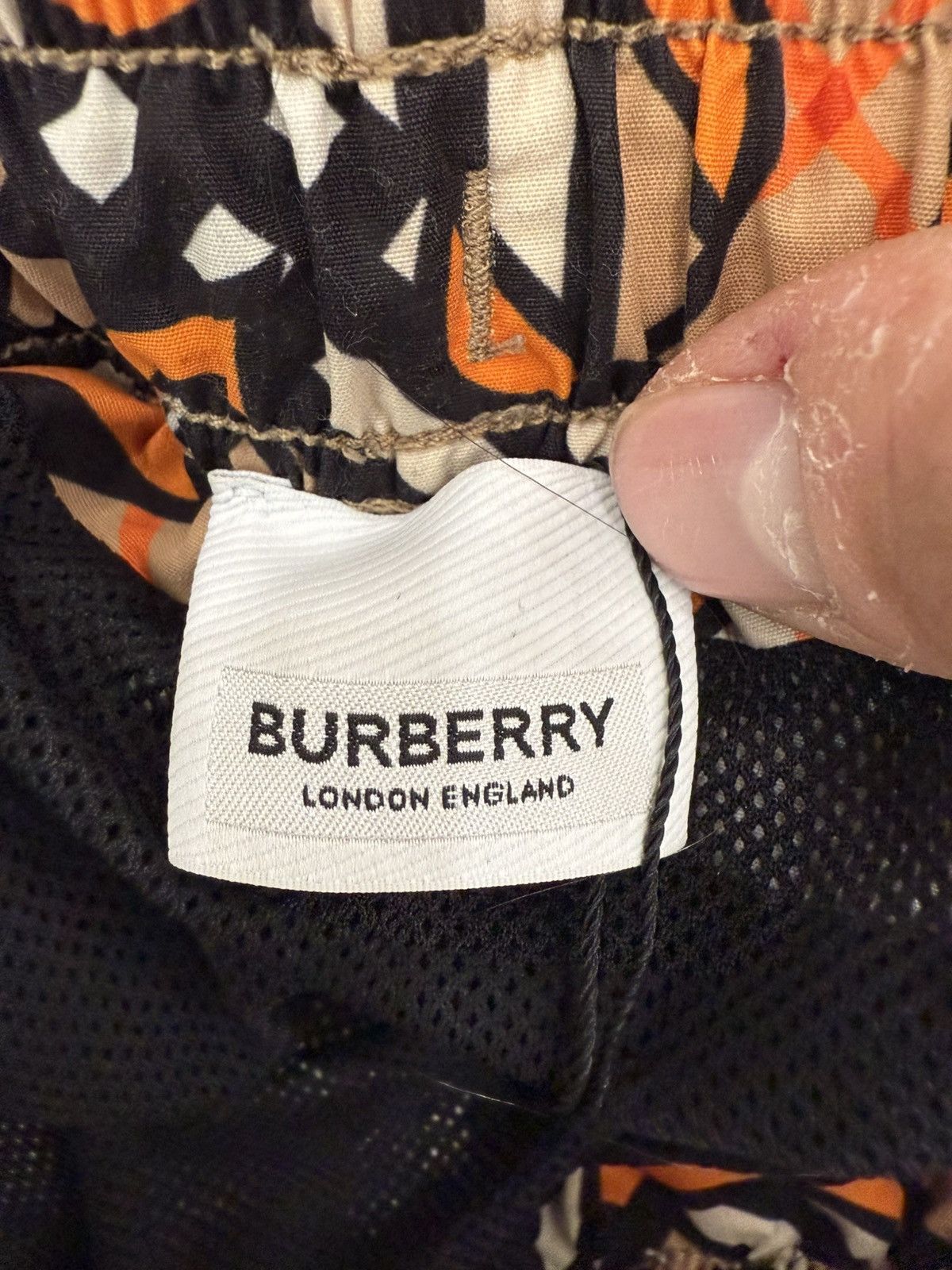 Burberry Burberry Orange Martin Monogram Swim Shorts Size US 30 / EU 46 - 7 Thumbnail