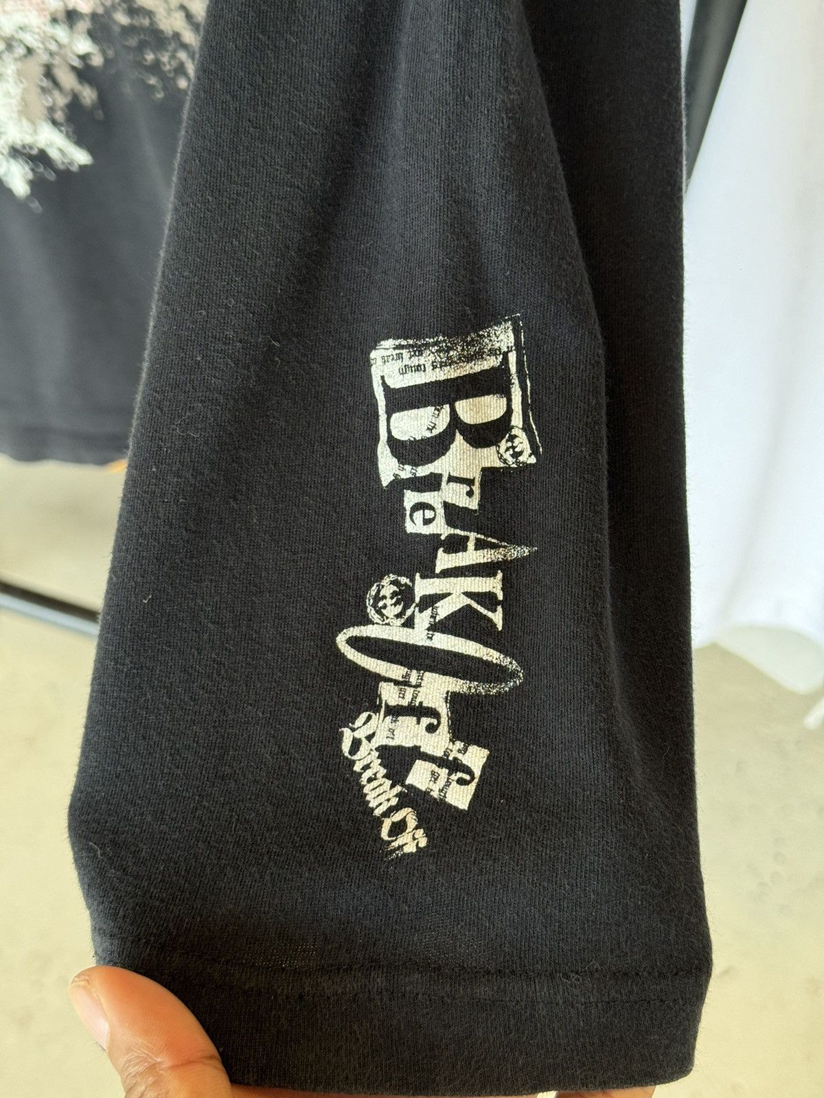 Japanese Brand Vintage Y2K Break Off Skin Punk Riot Poem 3Q Tees Size US XL / EU 56 / 4 - 6 Thumbnail