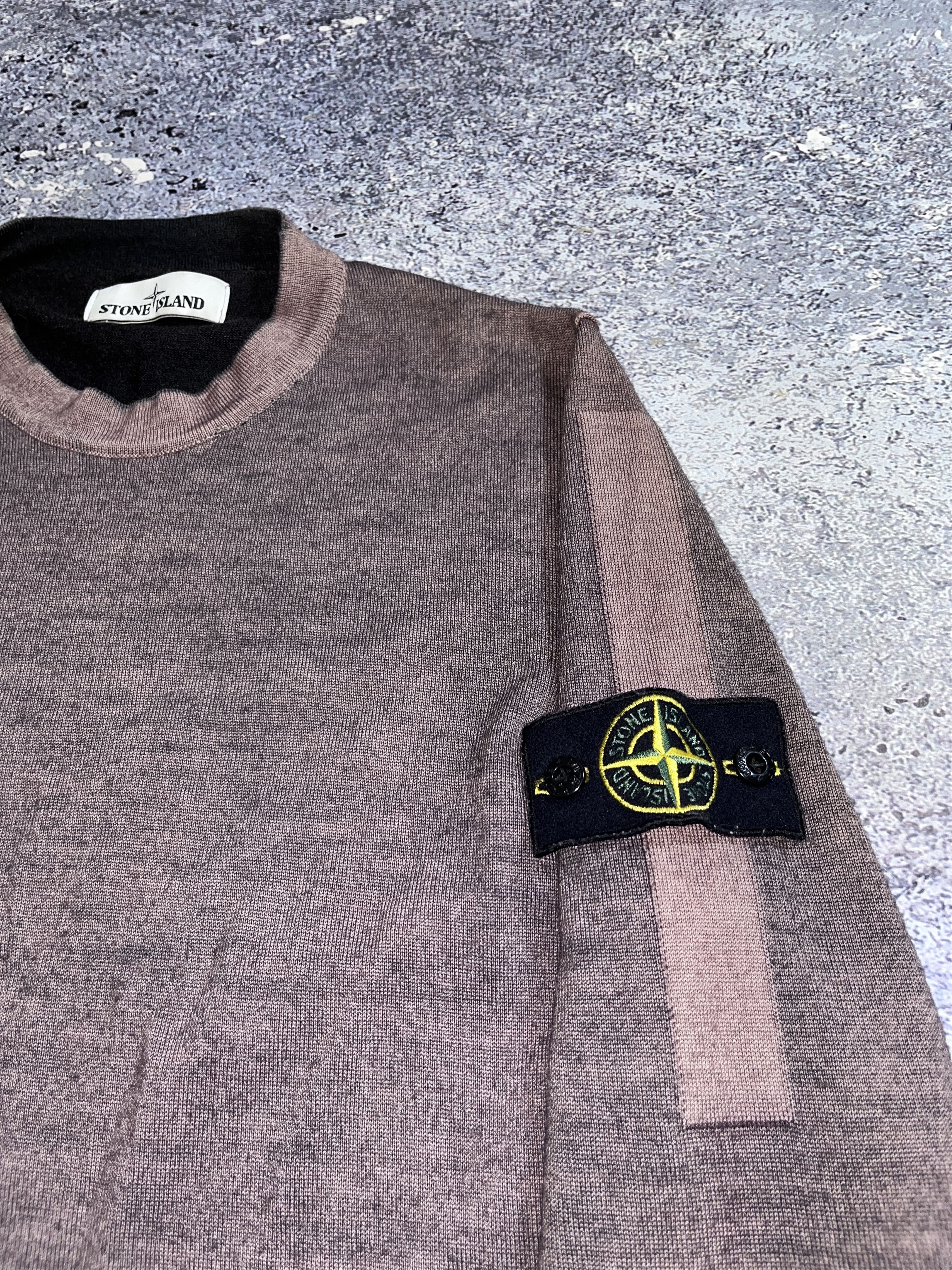 Stone Island Stone Island 2018 Salmon Pink Garment Dyed Knit sweater Size US L / EU 52-54 / 3 - 1 Thumbnail