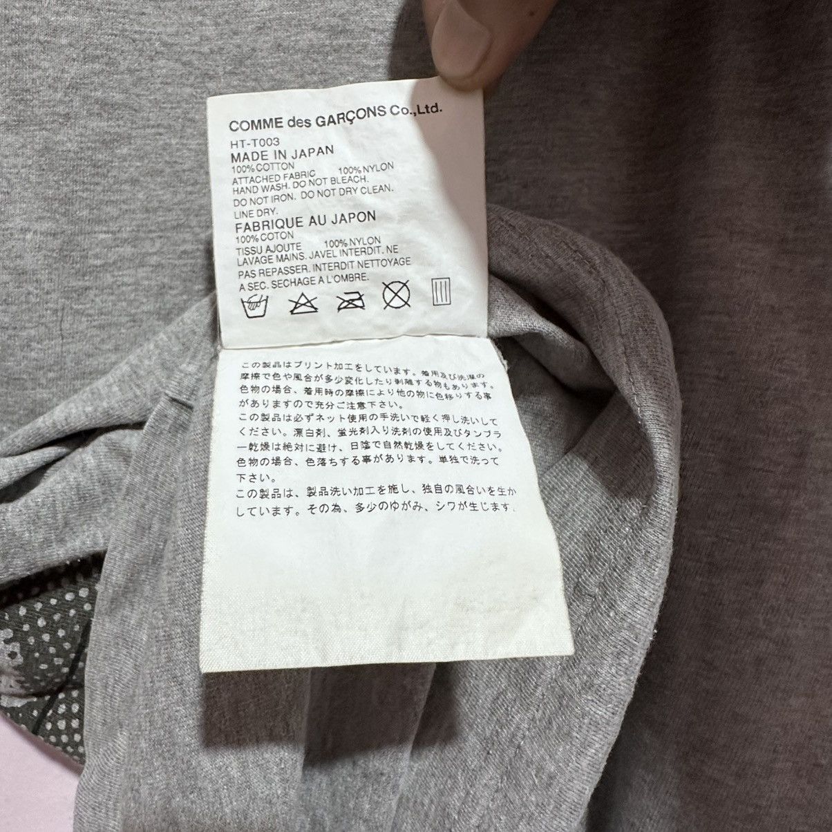 Comme des Garcons Homme COMME des GARÇONS HOMME Military Graphic Mesh T-Shirt Grey M Size US M / EU 48-50 / 2 - 4 Thumbnail