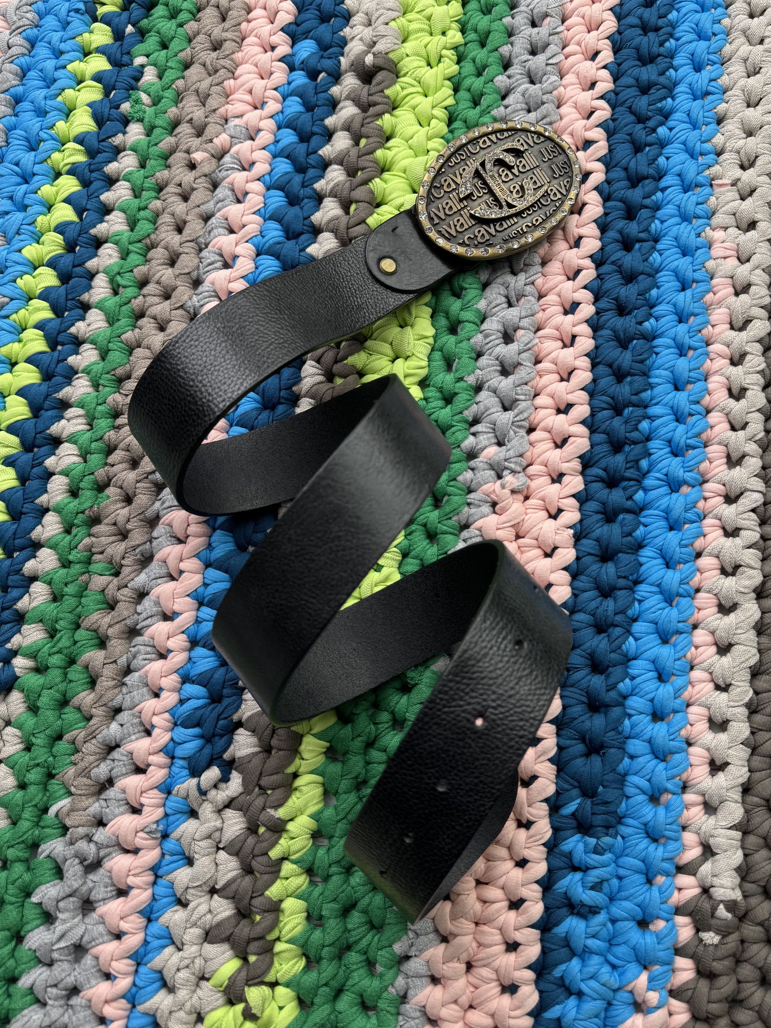 Just Cavalli Just Cavalli Vintage Leather Belt (V17)(D10) Size ONE SIZE - 1 Thumbnail