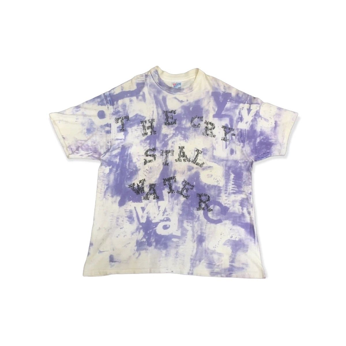 image of Band Tees x Rap Tees Vintage Crystal Water All Over Print Tie Dye Tshirt, Men's (Size XL)