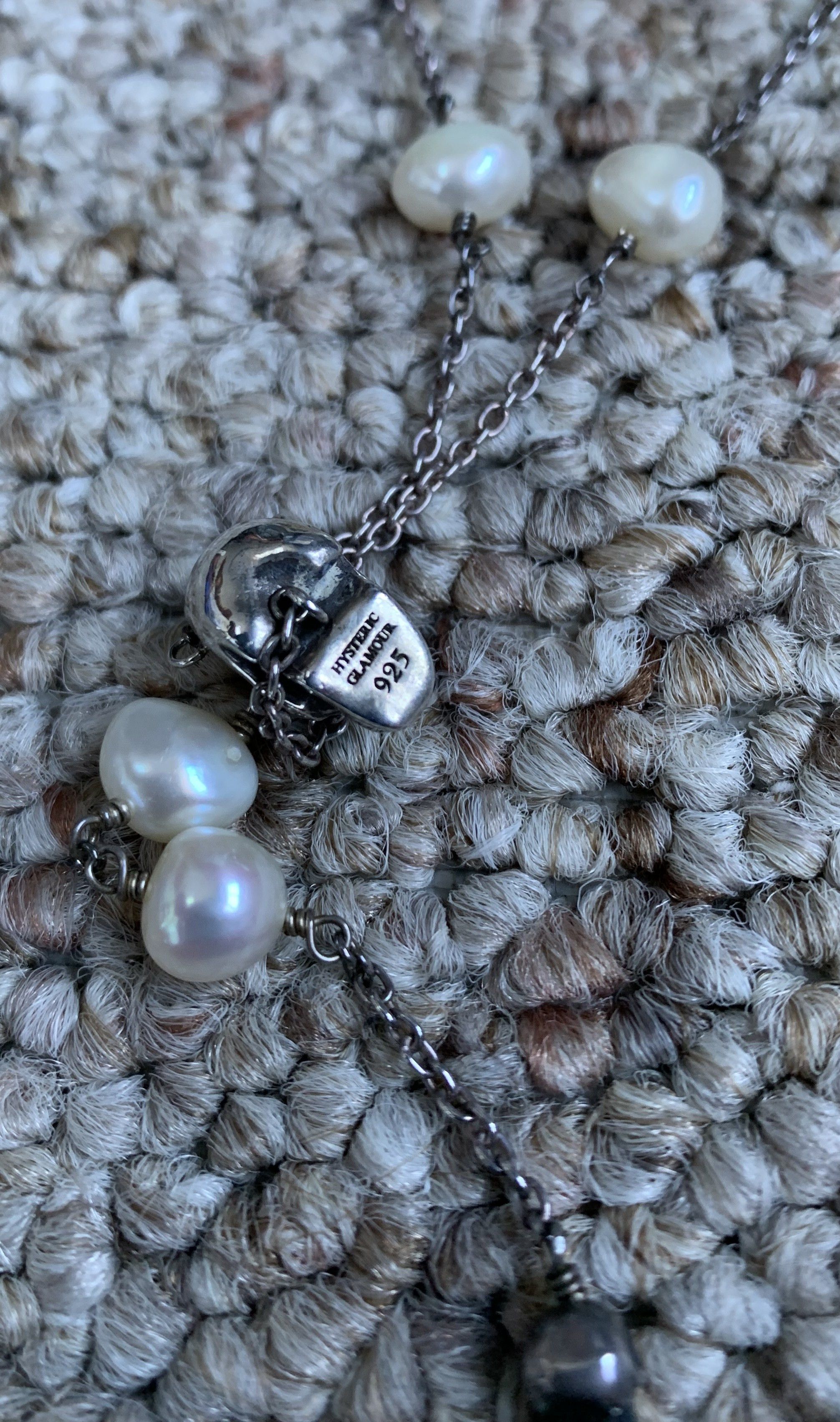 Hysteric Glamour Hysteric Glamour Sterling Silver Freshwater Pearl Necklace Size ONE SIZE - 6 Thumbnail
