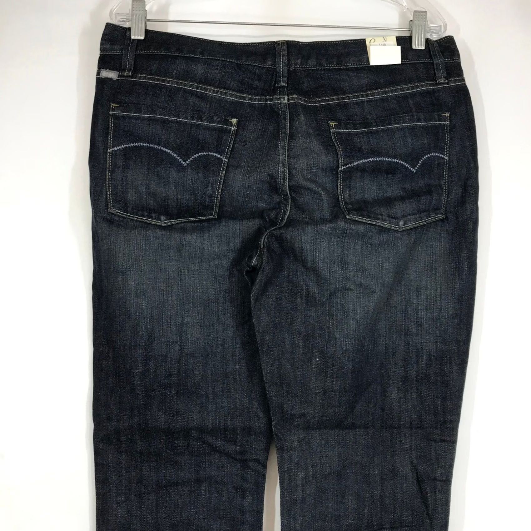 Vintage Cruel Girl Slim Regular Jeans Womens 11 Dark Wash Stretch Bootcut Indigo Denim Size 32" / US 10 / IT 46 - 5 Thumbnail