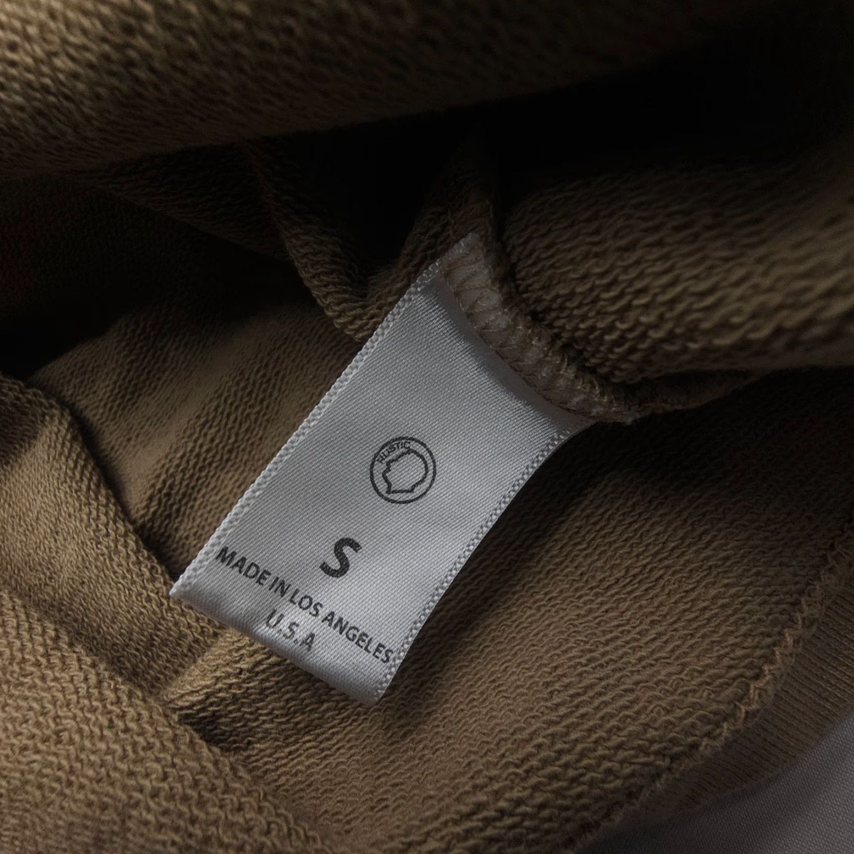 Dime Rustic Dime Hoodie Mens Small Tan USA Made 100% Cotton Pullover Workwear Size US S / EU 44-46 / 1 - 5 Thumbnail