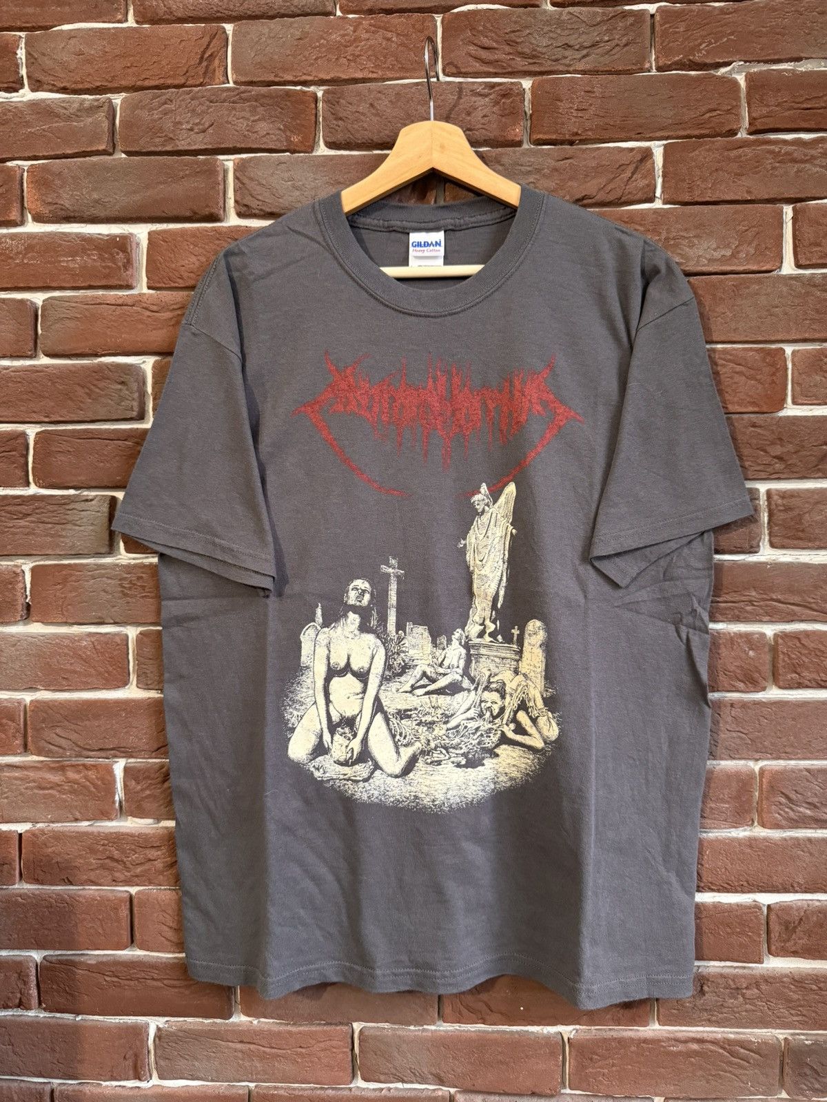 Rare antropomorphia 00s Vintage Gore Metal Band Tees Y2K L