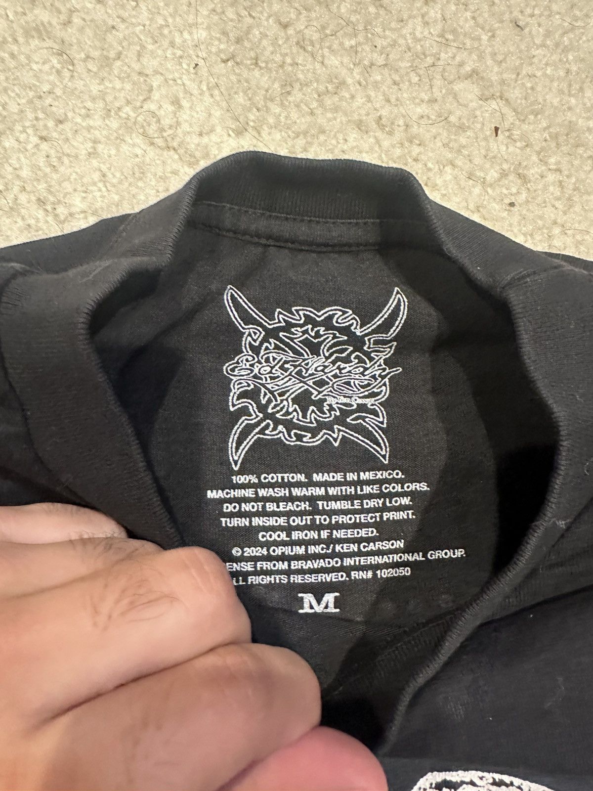 Ed Hardy × Ken Carson Complexcon rhinestone ken carson X ed hardy long sleeve tee Size US M / EU 48-50 / 2 - 5 Thumbnail