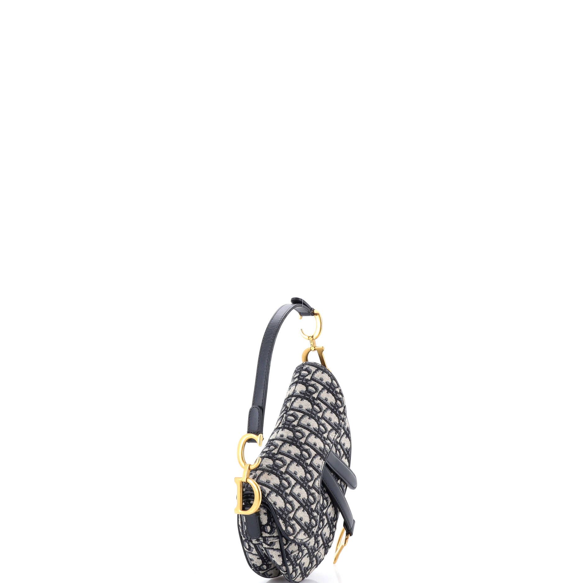 Dior Saddle Handbag Oblique Canvas Mini Size ONE SIZE - 1 Thumbnail