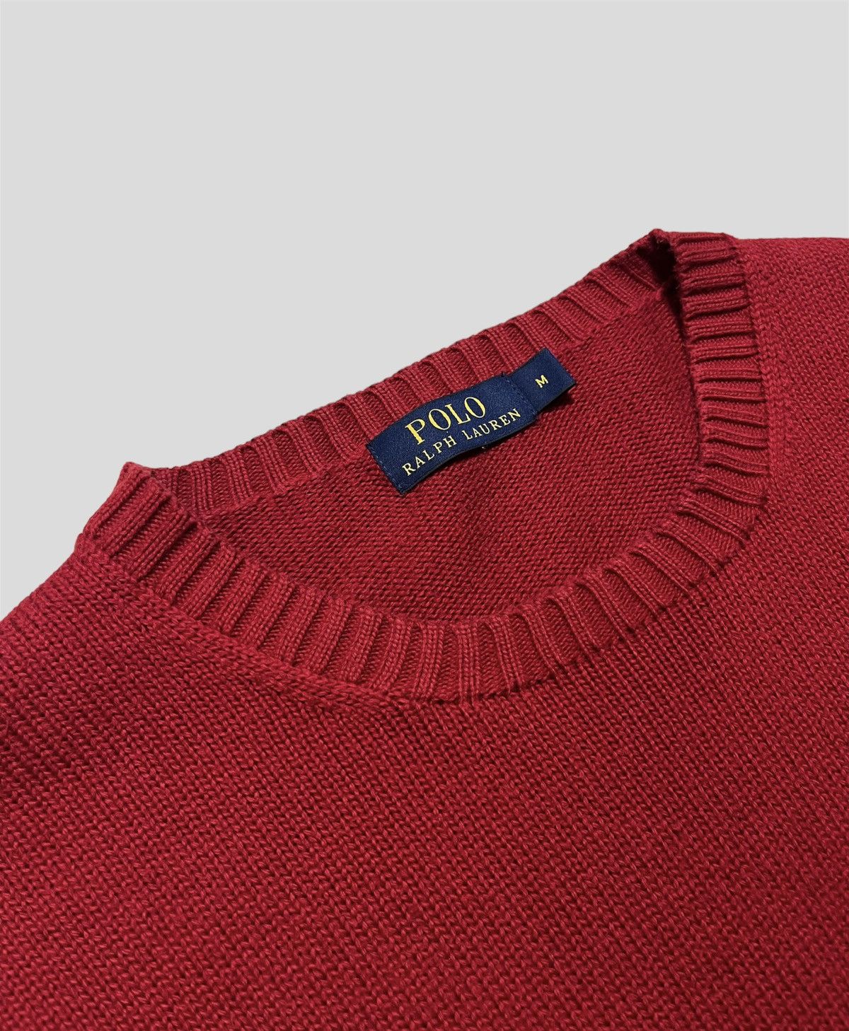Vintage Polo Ralph Lauren Vintage Red Sweater Size US M / EU 48-50 / 2 - 5 Thumbnail