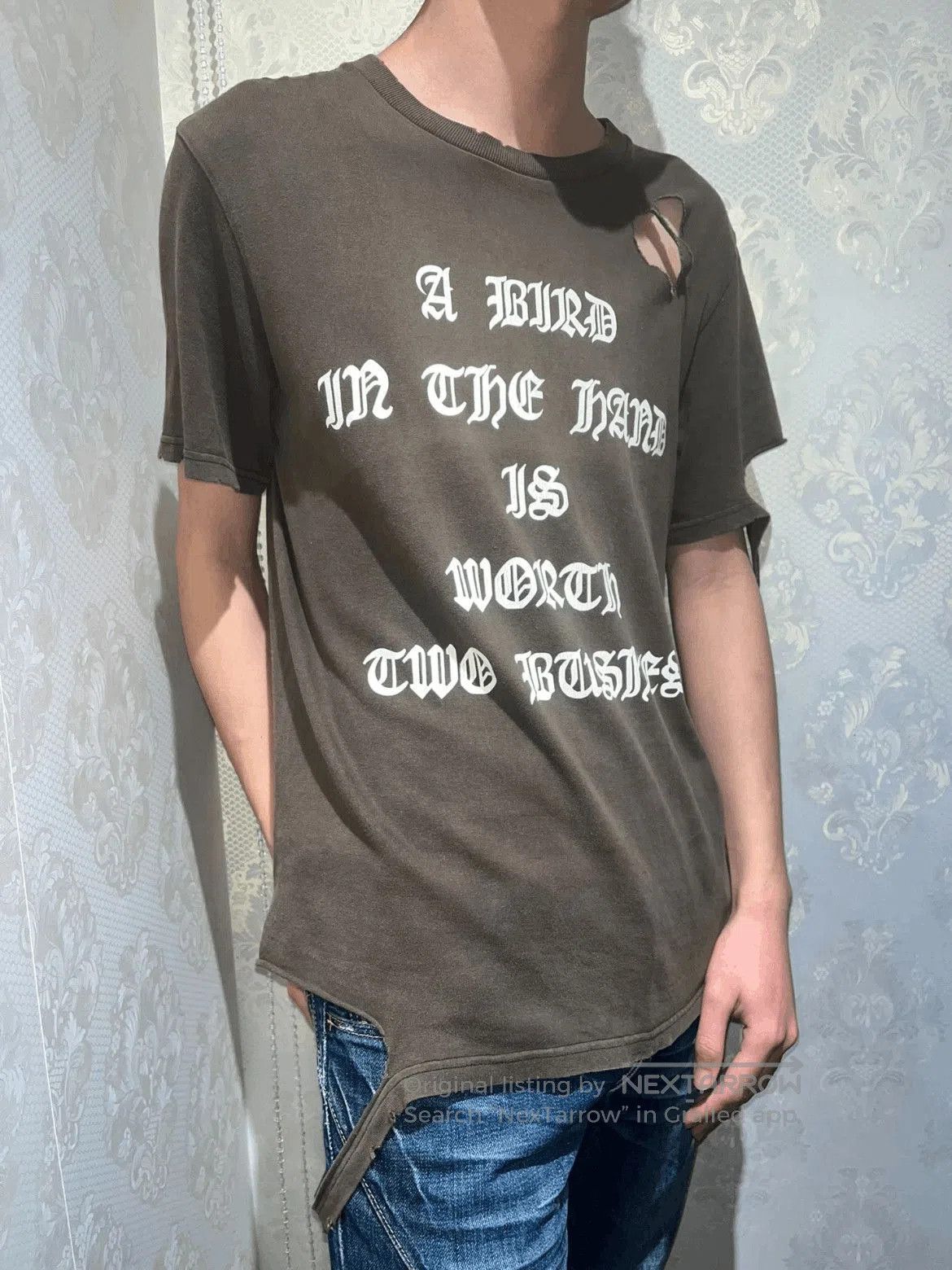 Number (N)ine Number Nine 04AW Anti War Slogan Tee. Size US XL / EU 56 / 4 - 2 Thumbnail
