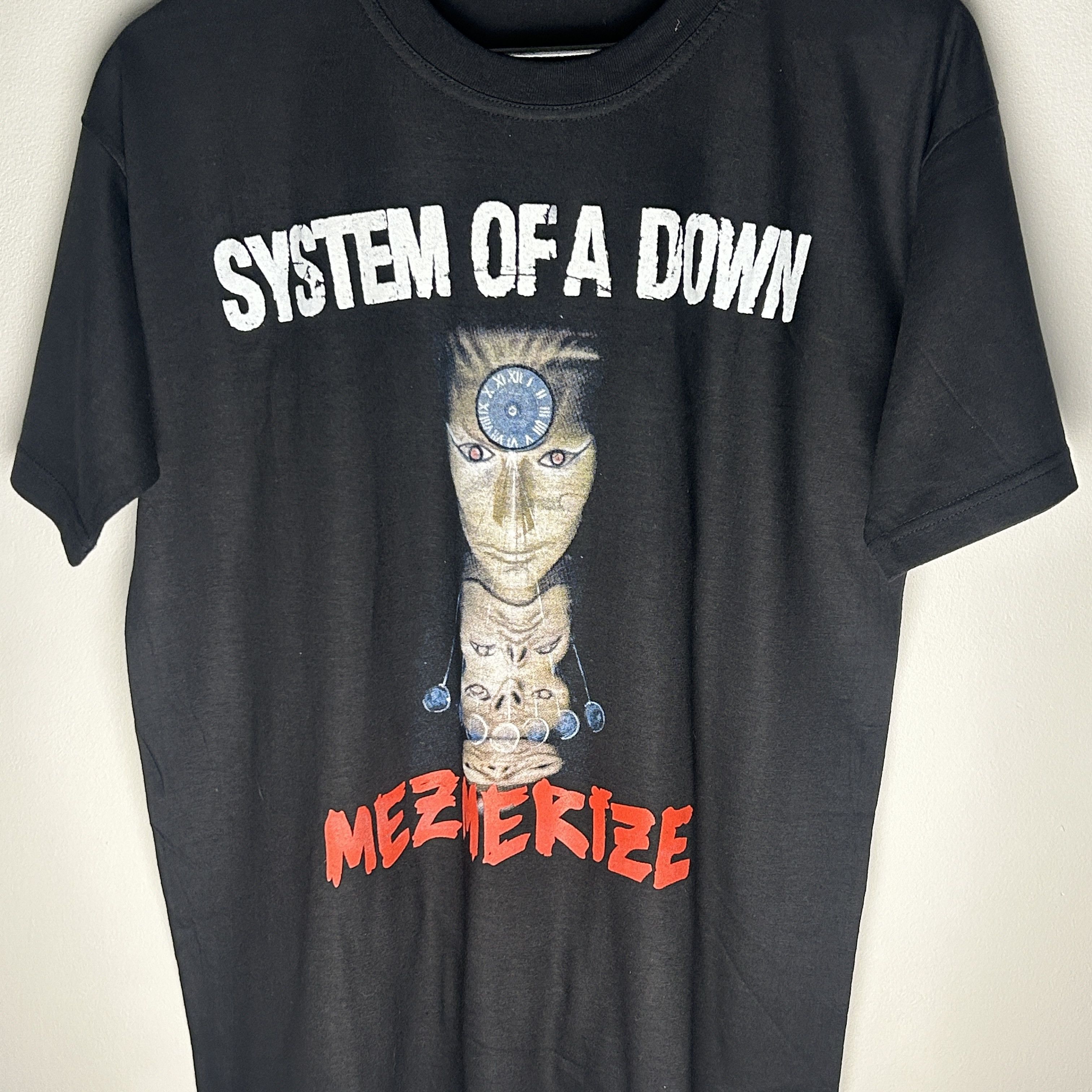 Band Tees Vintage System Of A Down Mezmerize 2005 Band T-shirt Size US XL / EU 56 / 4 - 3 Thumbnail