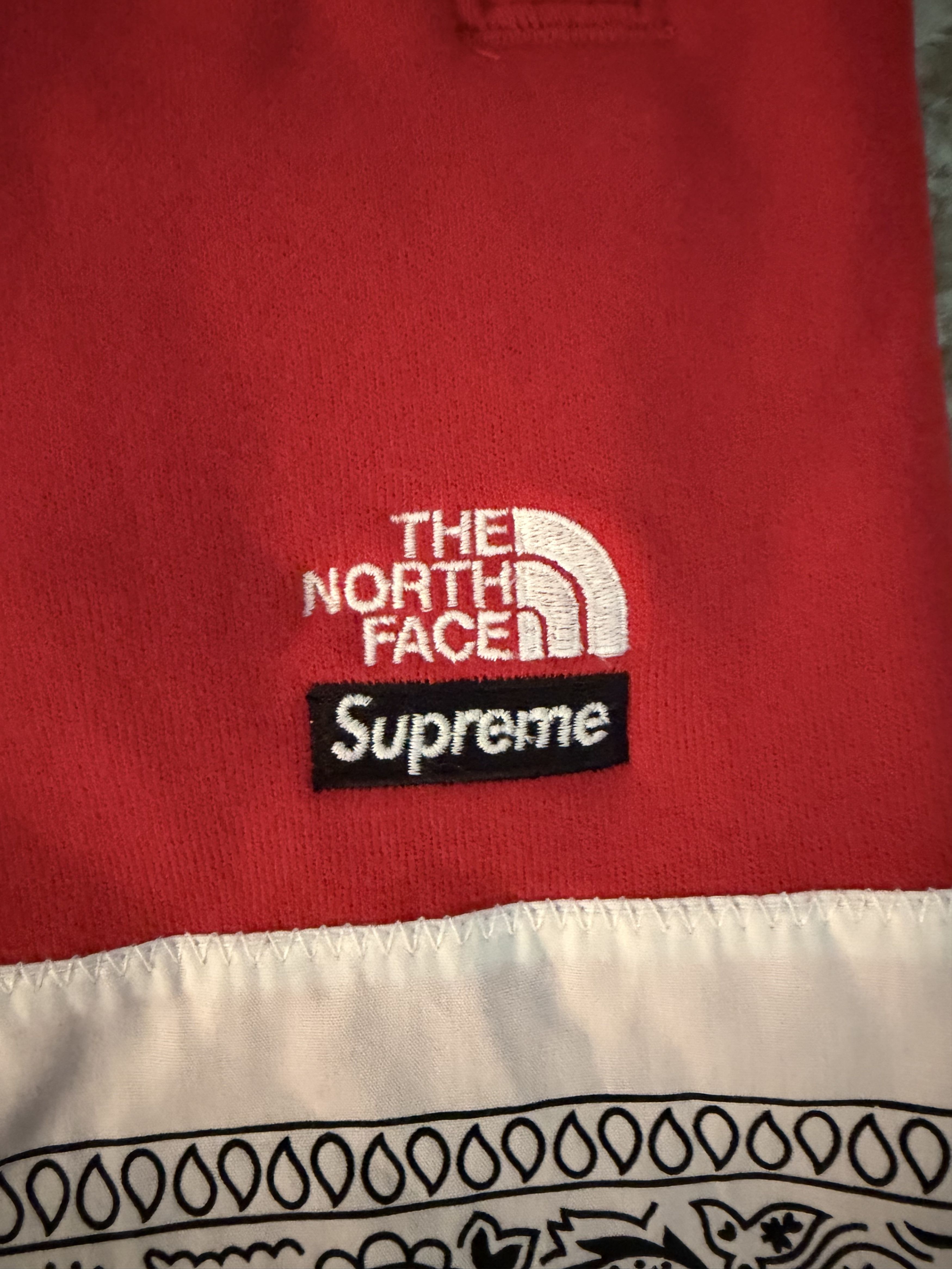 Supreme × The North Face Supreme x The North Face Bandana Sweatpants New With Tags Size US 32 / EU 48 - 3 Thumbnail