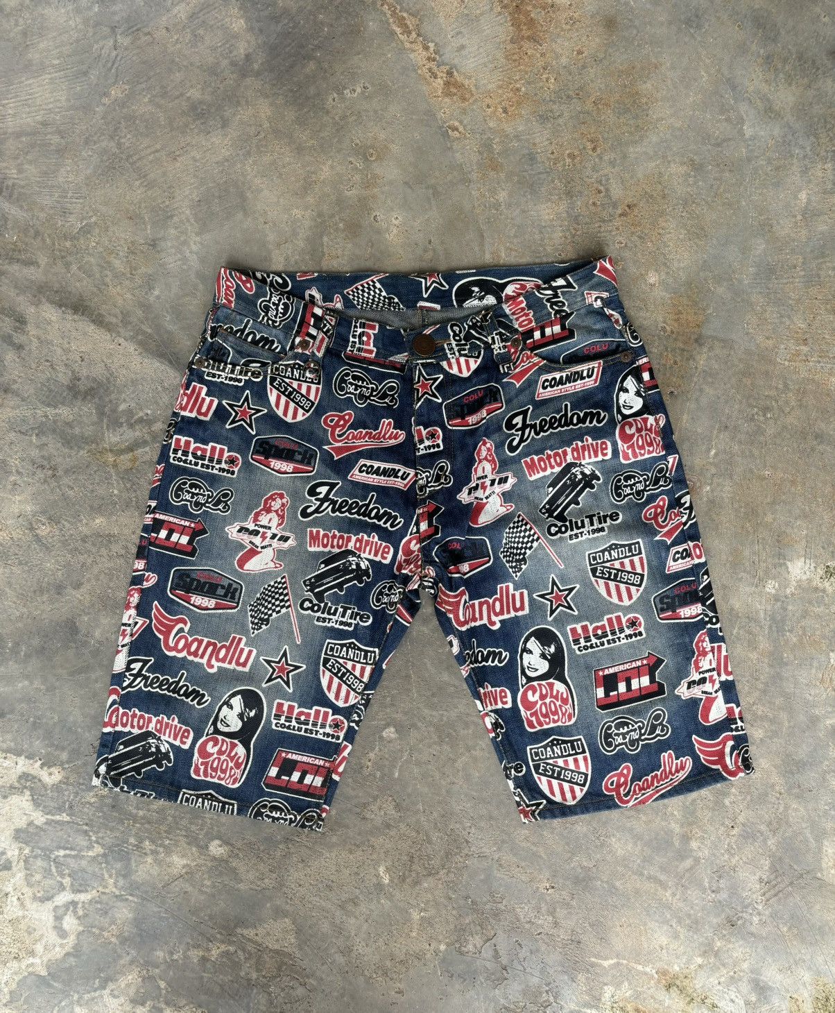 Hysteric Glamour × Japanese Brand Y2k Hysteric Glamour Style Legitimate Denim Full Print Size US 34 / EU 50 - 3 Thumbnail