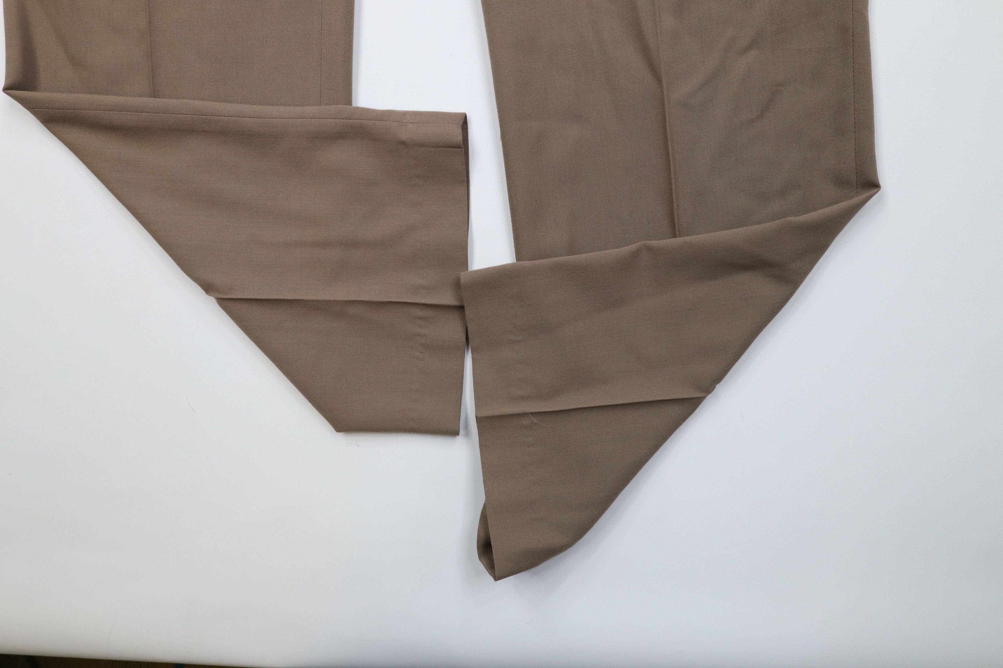 Vintage Vintage 90s Streetwear Wool Blend Knit Wide Leg Chino Pants Size US 36 / EU 52 - 7 Thumbnail