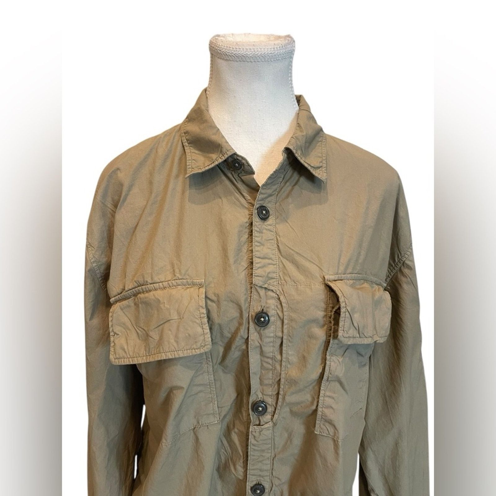 C.P. Company C.P. Company Tan Lightweight Chrome Utility Jacket Size:XL Size US XL / EU 56 / 4 - 2 Thumbnail