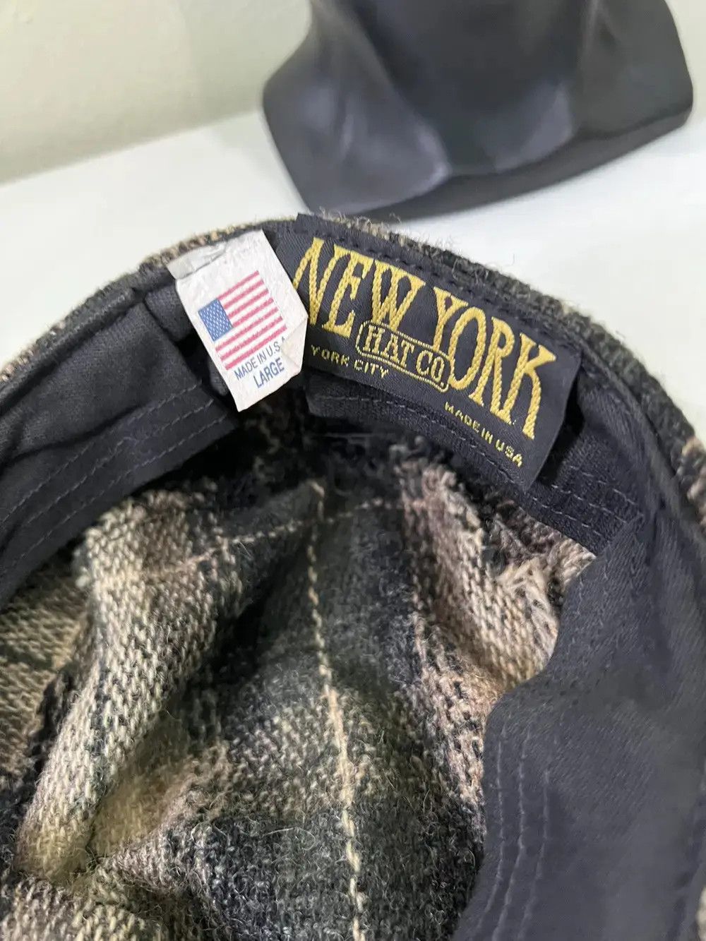 Other New York USA Plaid Tartan Wool Cap Hat Size ONE SIZE - 5 Thumbnail