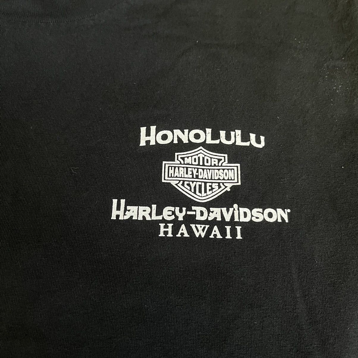 Harley Davidson Vintage 2000s Harley Davidson Honolulu Hawaii Beach Logo Tee Size US XL / EU 56 / 4 - 6 Thumbnail