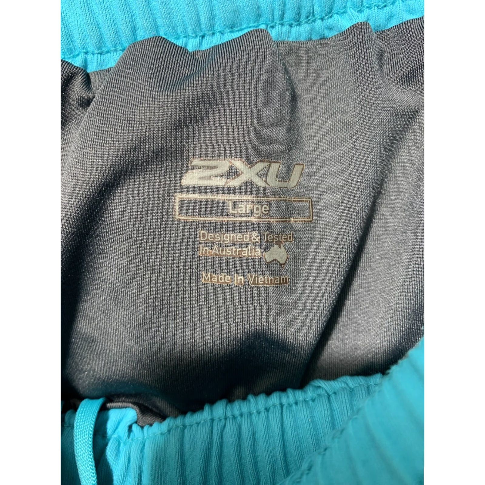 2XU 2XU Womens Blue Gray Shorts XL Athletic Shirt Size 40" / US 18 - 2 Thumbnail