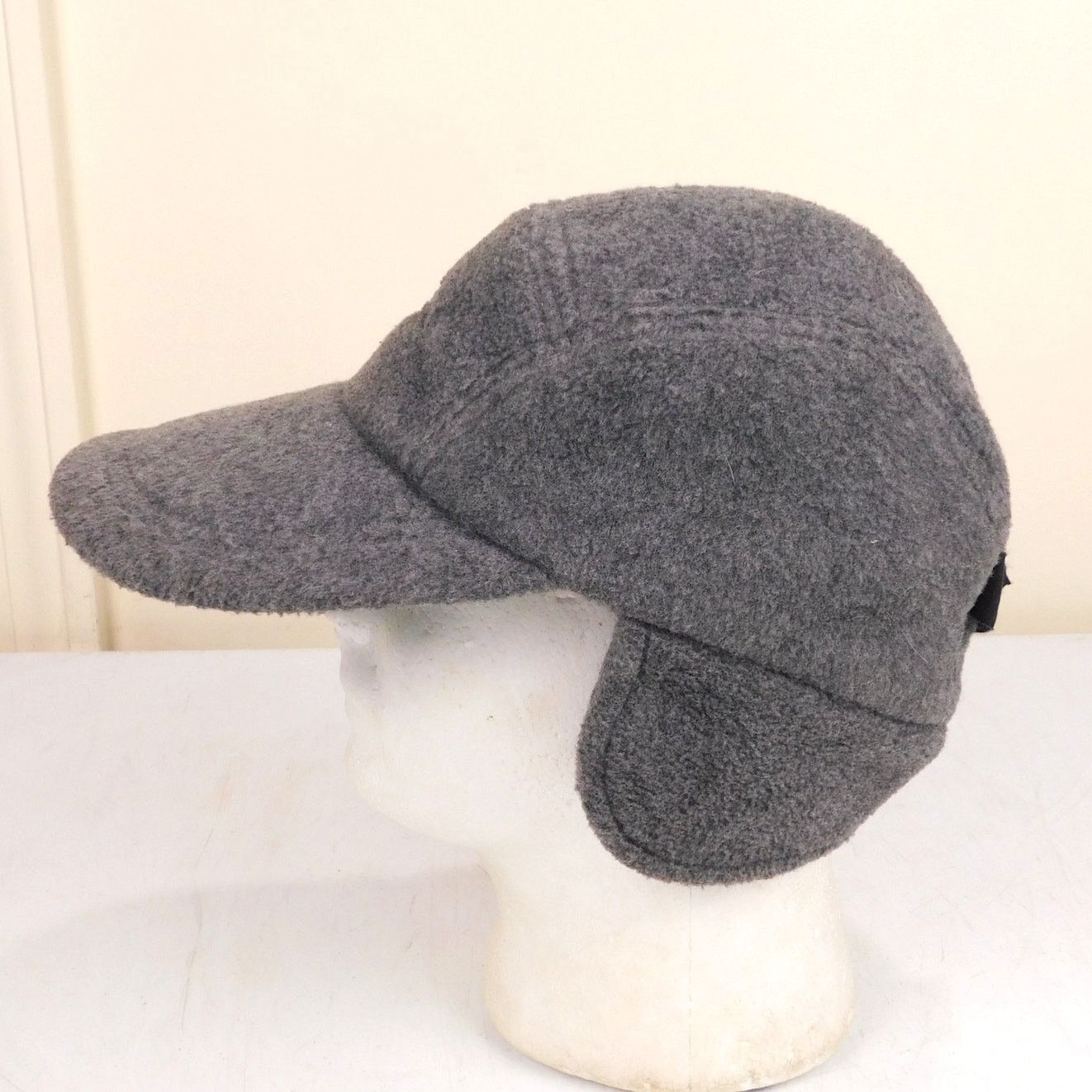 L.L. Bean LL Bean Trapper Fleece Hat Strap Back Side Flaps Gray Size M Size ONE SIZE - 6 Thumbnail