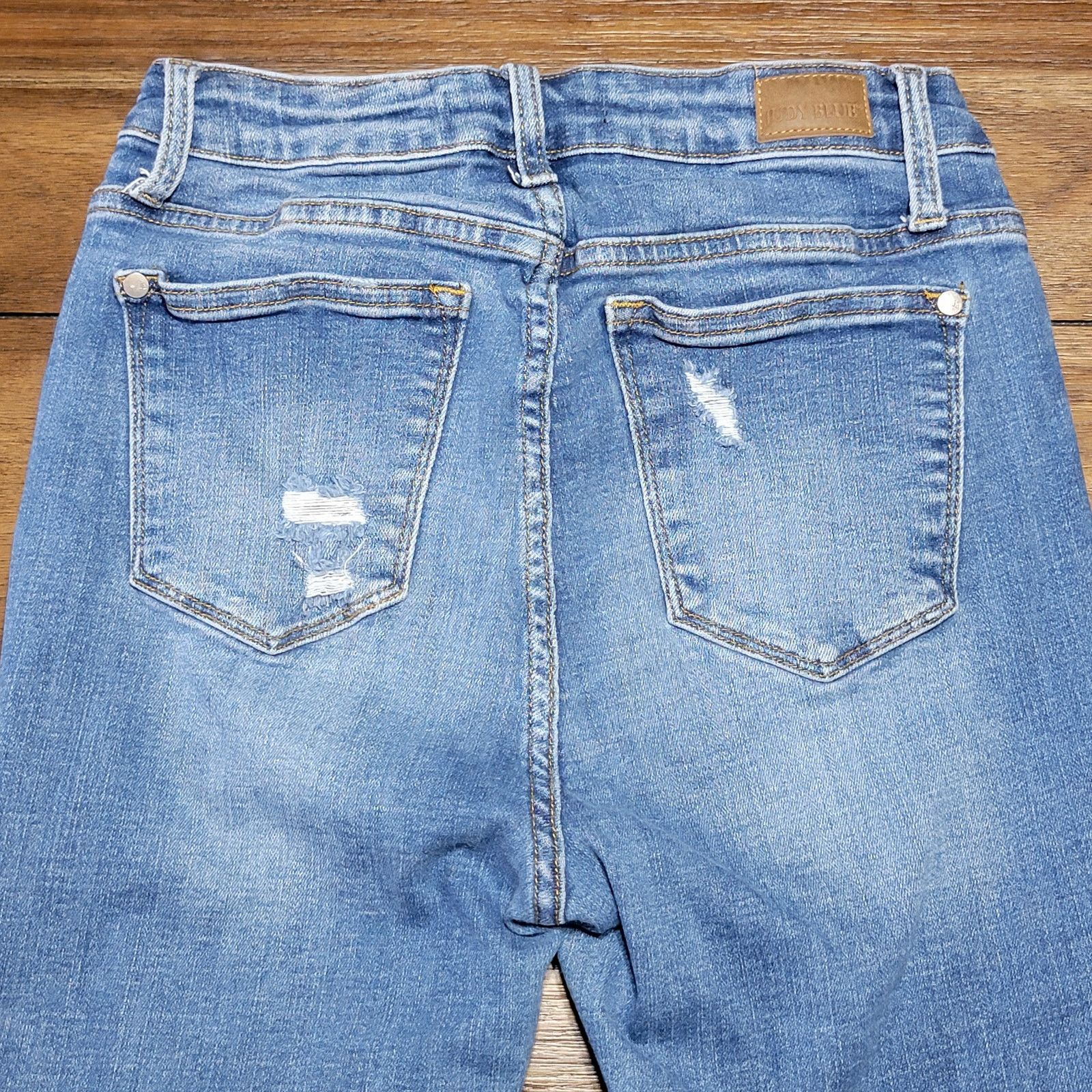 Judy Blue Judy Blue Skinny Fit Straight Denim Jeans - Size 7/28 Size 26" / US 2 / IT 38 - 4 Thumbnail
