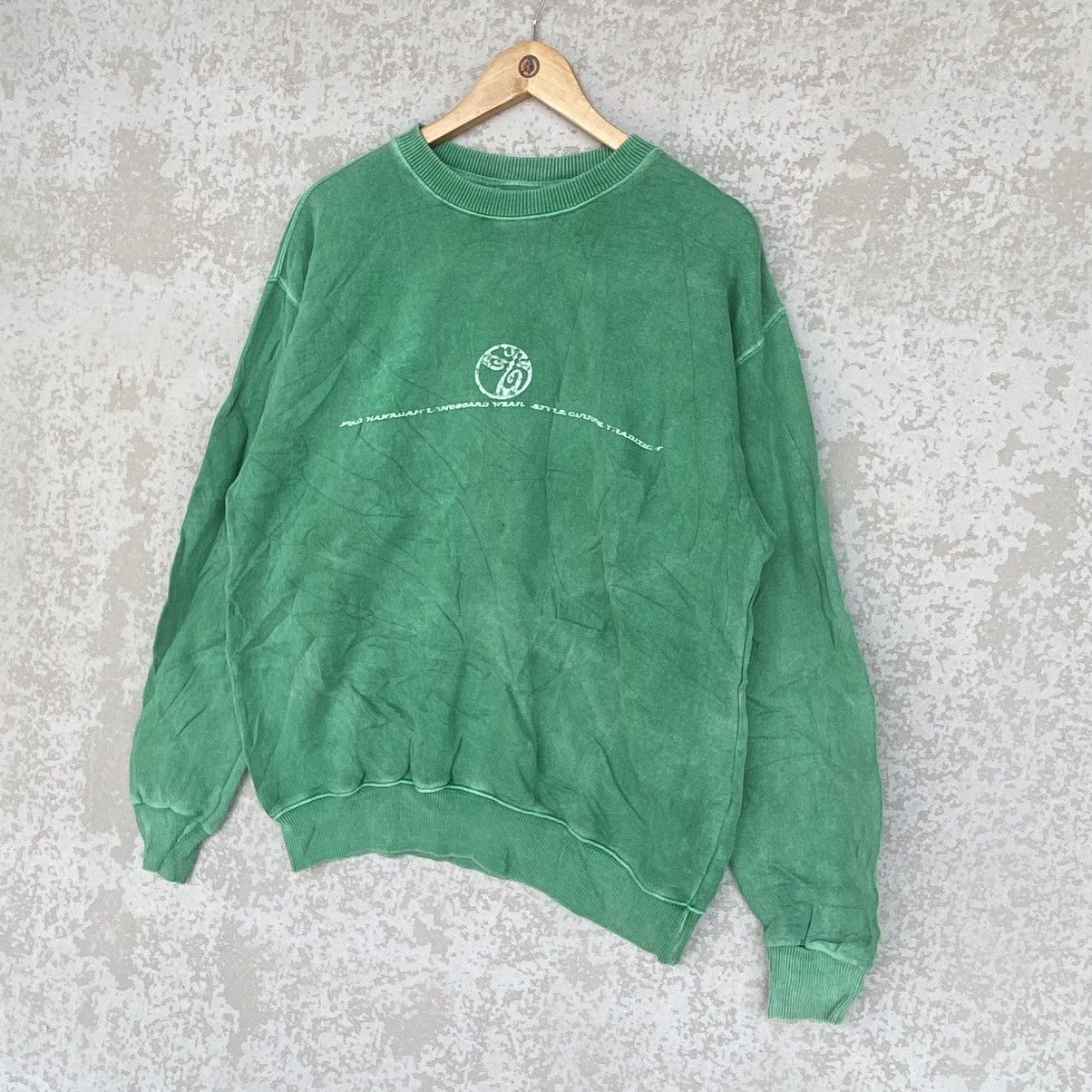 Other Vintage Piko Hawaii Big Printed Crewneck Sweatshirt Green Size US M / EU 48-50 / 2 - 2 Thumbnail