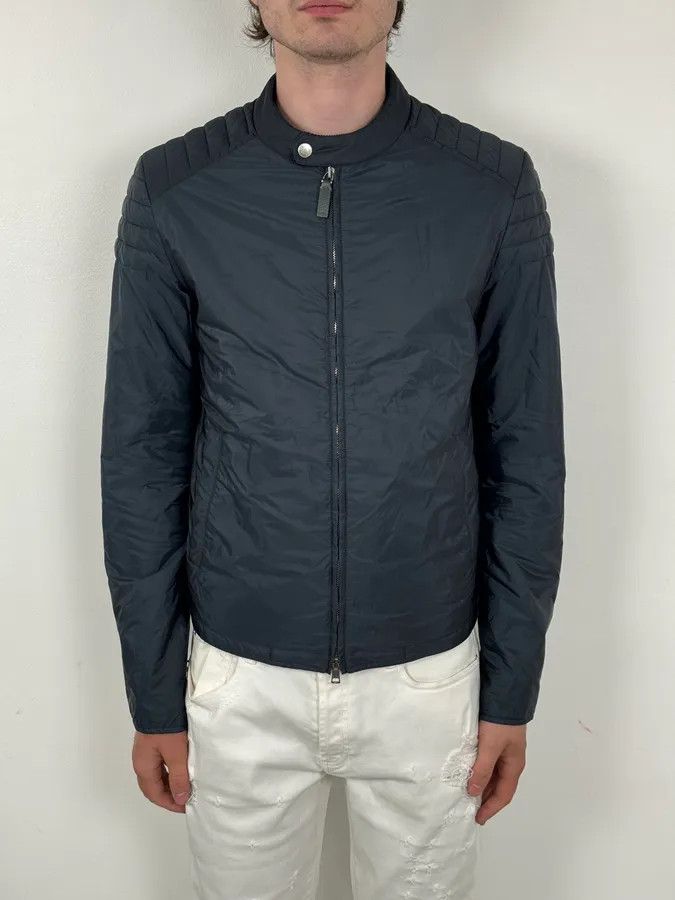 Gucci AW2011 Gucci Navy Quilted Nylon Zip-Up Jacket by Frida Giannini Size US S / EU 44-46 / 1 - 2 Thumbnail