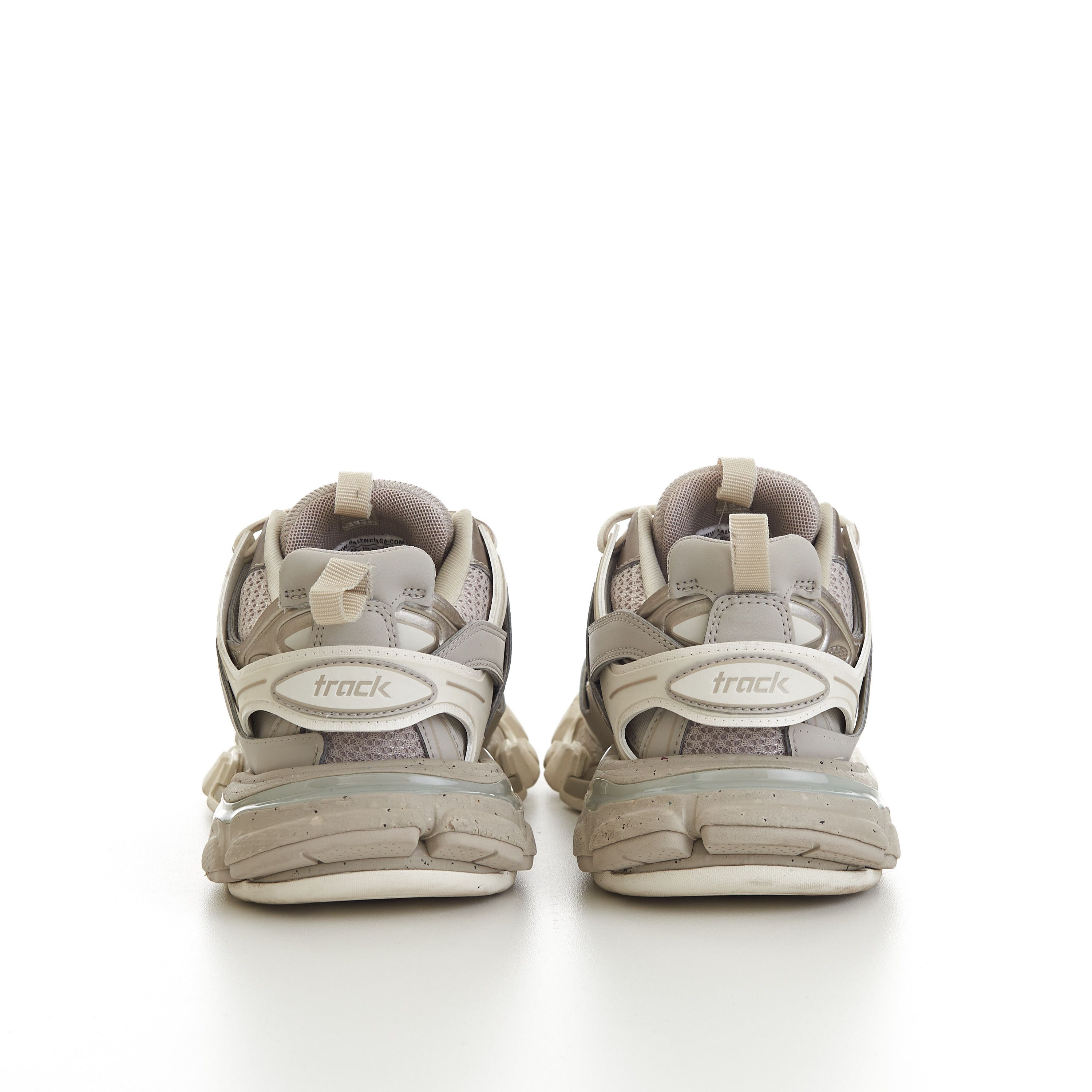 Balenciaga Women's Track Sneaker In Light Beige Mesh & Nylon Size US 7 / IT 37 - 7 Thumbnail