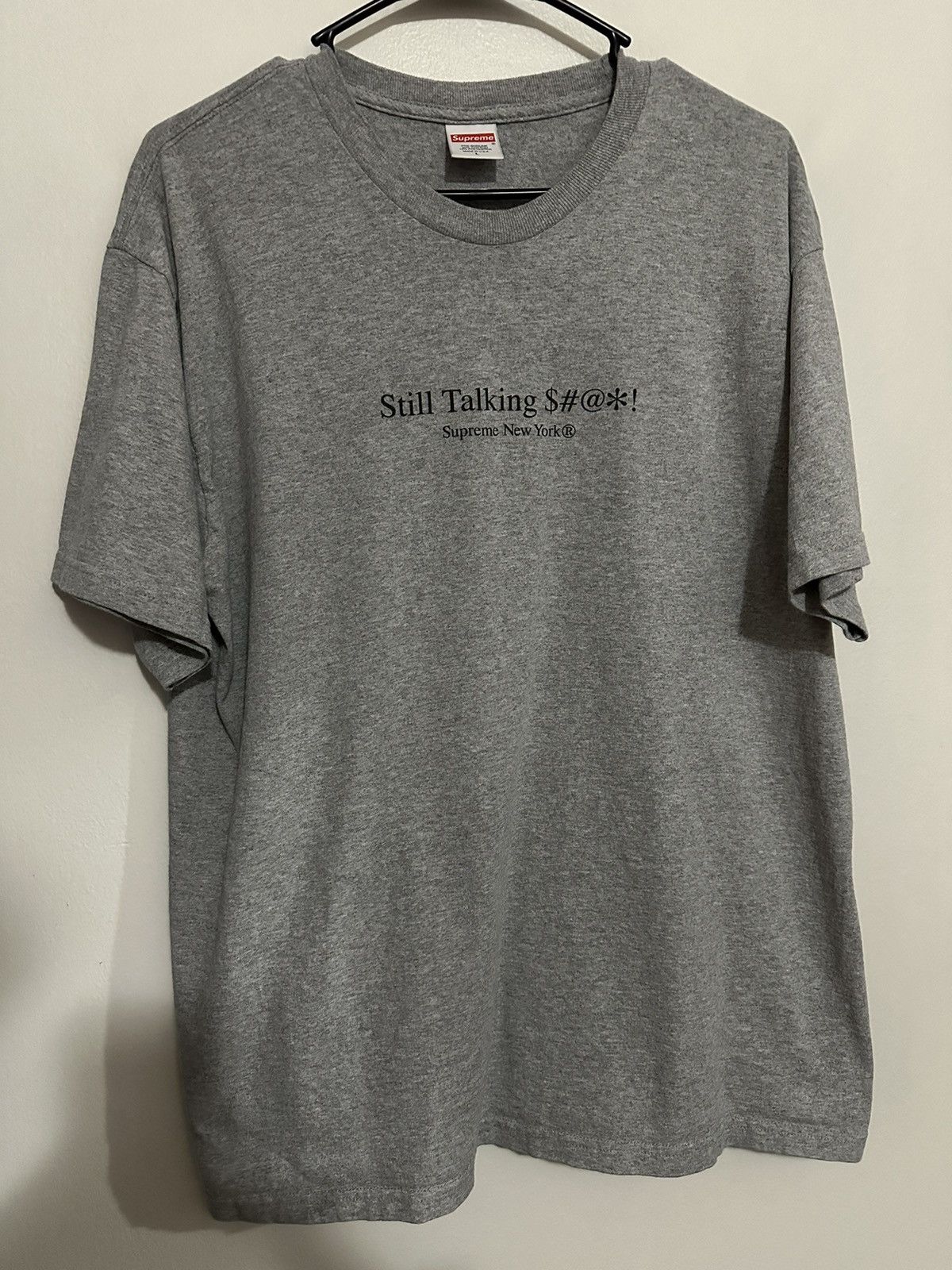 トップス Supreme Still Talking Tee Heater Grey L Supreme Still Talking T Shirt | Grailed