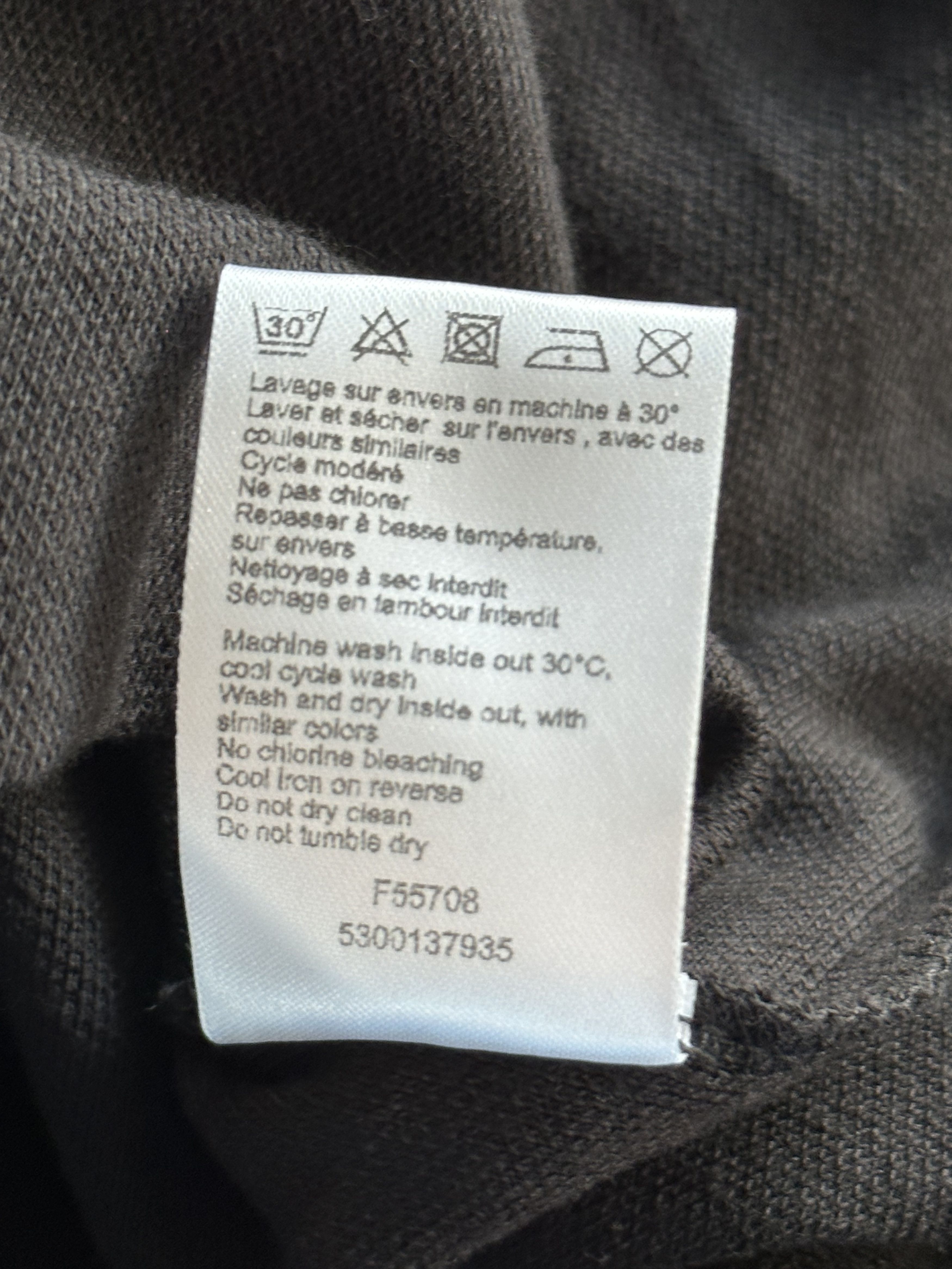 Louis Vuitton Louis Vuitton Black Embroidered Logo Polo Longsleeve T-Shirt Size US M / EU 48-50 / 2 - 5 Thumbnail