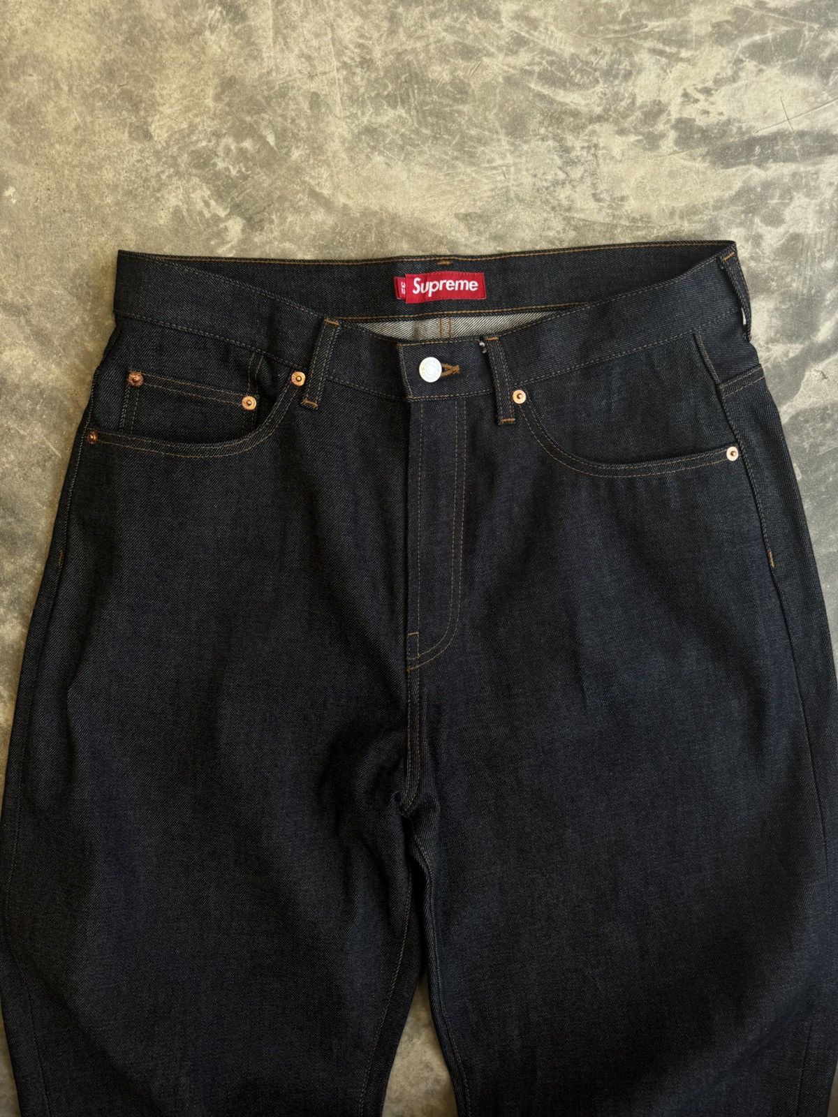 パンツ supreme Rigid Baggy SelvedgeDenimShort Supreme Rigid Baggy Selvedge Denim Short (SS25) - $168
