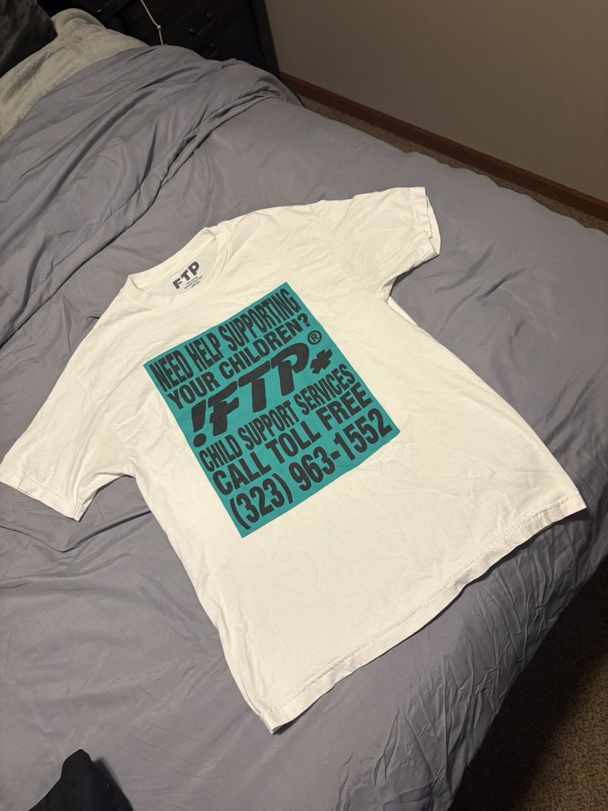 Fuck The Population FTP Child Support Tee (White) Size US L / EU 52-54 / 3 - 1 Thumbnail