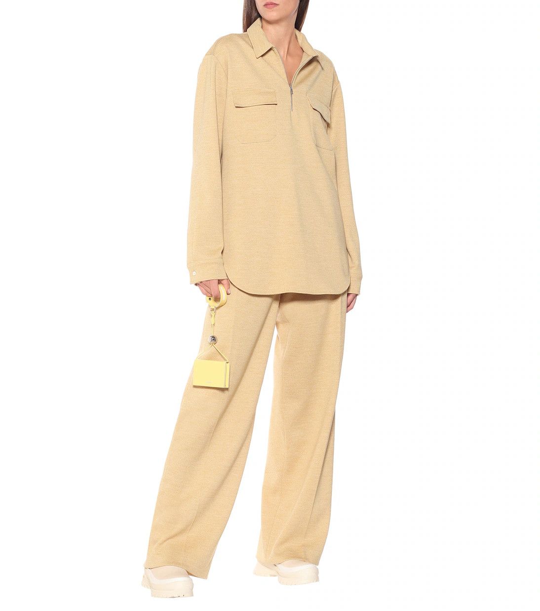 Jil Sander o1y1025 Sweatpant in Sand Size 30" / US 8 / IT 44 - 2 Thumbnail