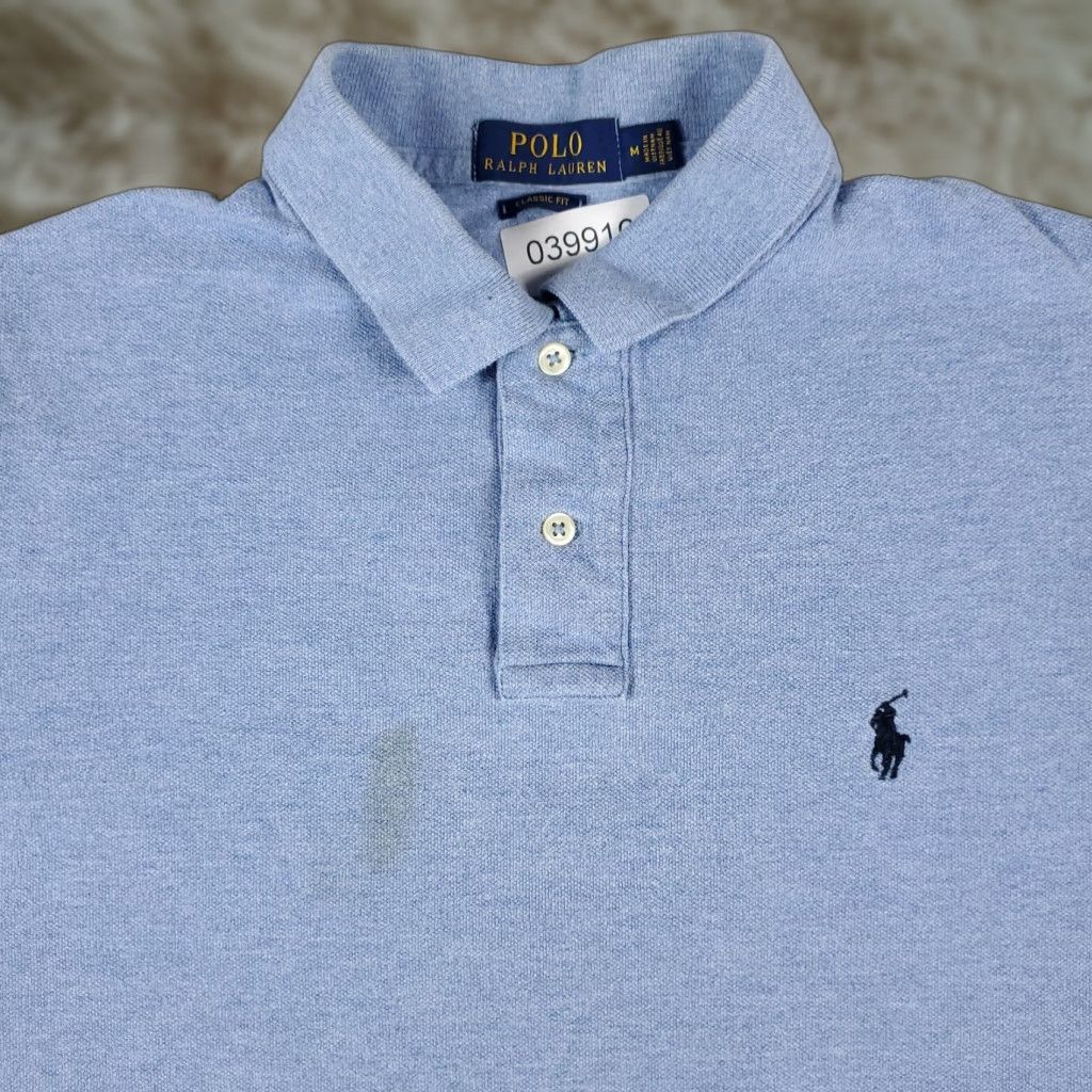 Ralph Lauren Ralph Lauren Polo Shirt Mens Medium Blue Casual Short Sleeve Activwear Size US M / EU 48-50 / 2 - 1 Thumbnail