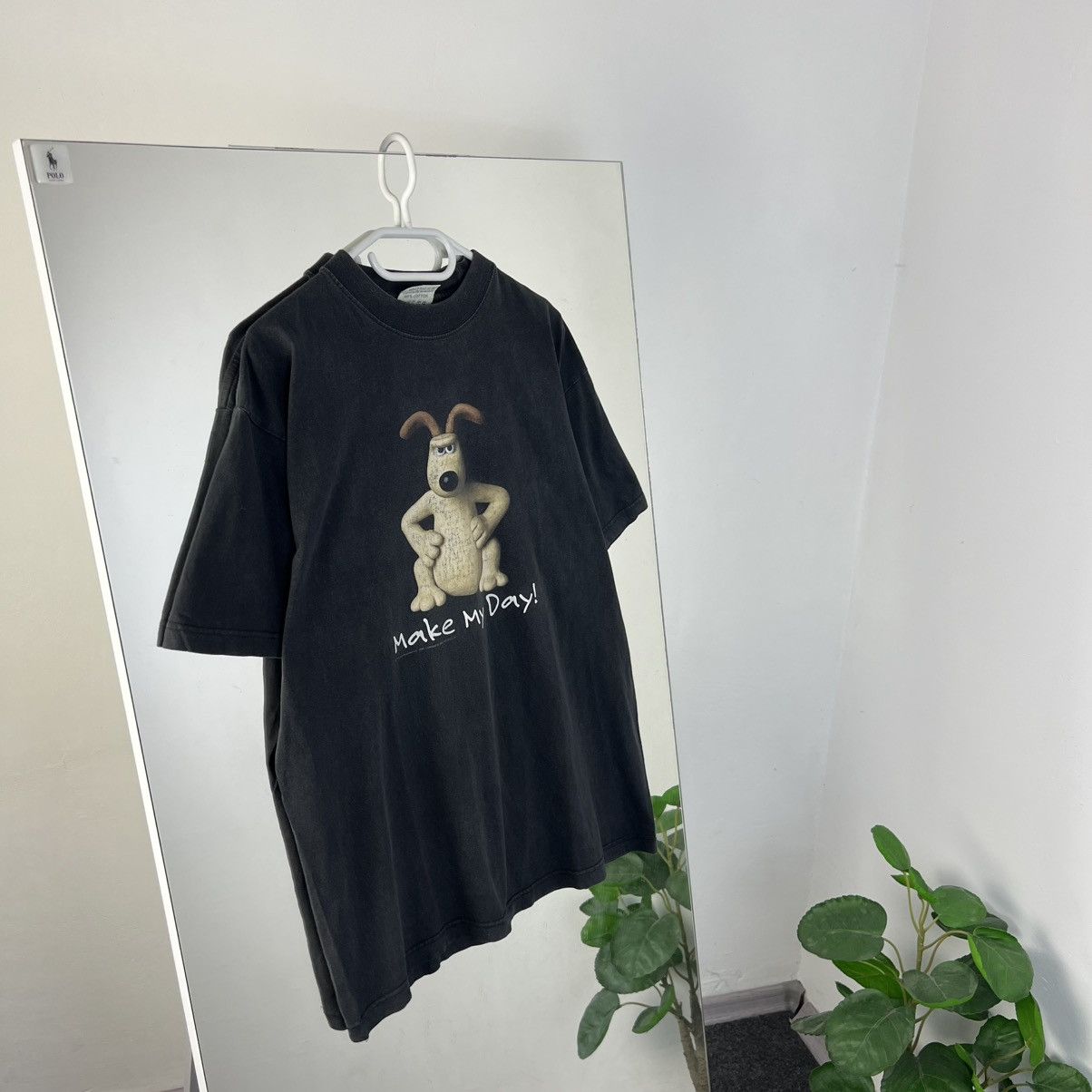 Cartoon Network Vintage 1989 Wallace & Gromit Cartoon Network T-Shirt Size US M / EU 48-50 / 2 - 1 Thumbnail
