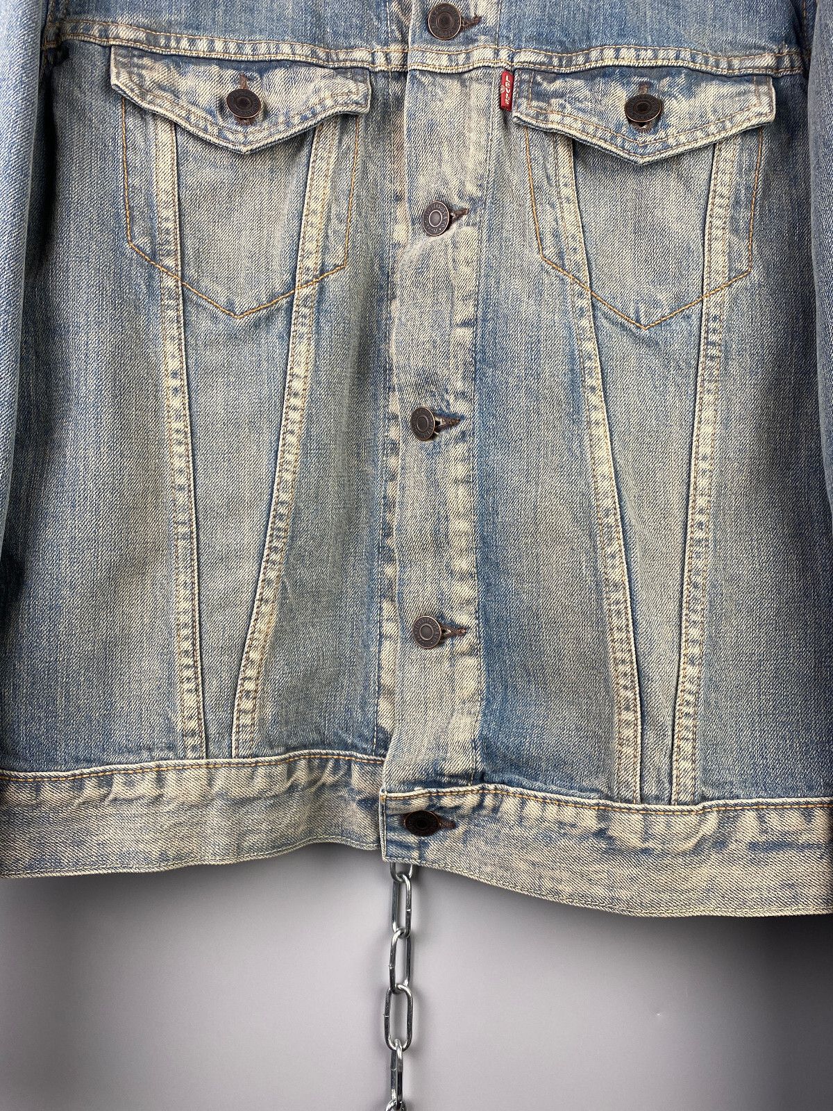 Levi's Levis Washed Denim Trucker Jacket Size US M / EU 48-50 / 2 - 6 Thumbnail