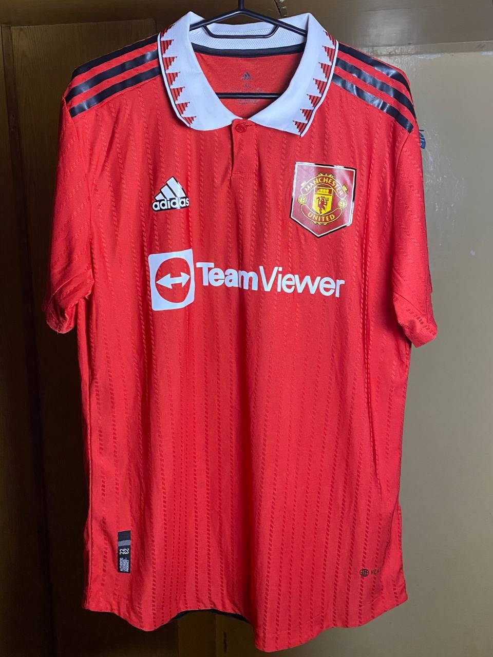 Adidas ⚽️ Manchester United Home Jersey 22/23 — Adidas Authentic ⚽️ Size US XL / EU 56 / 4 - 1 Thumbnail