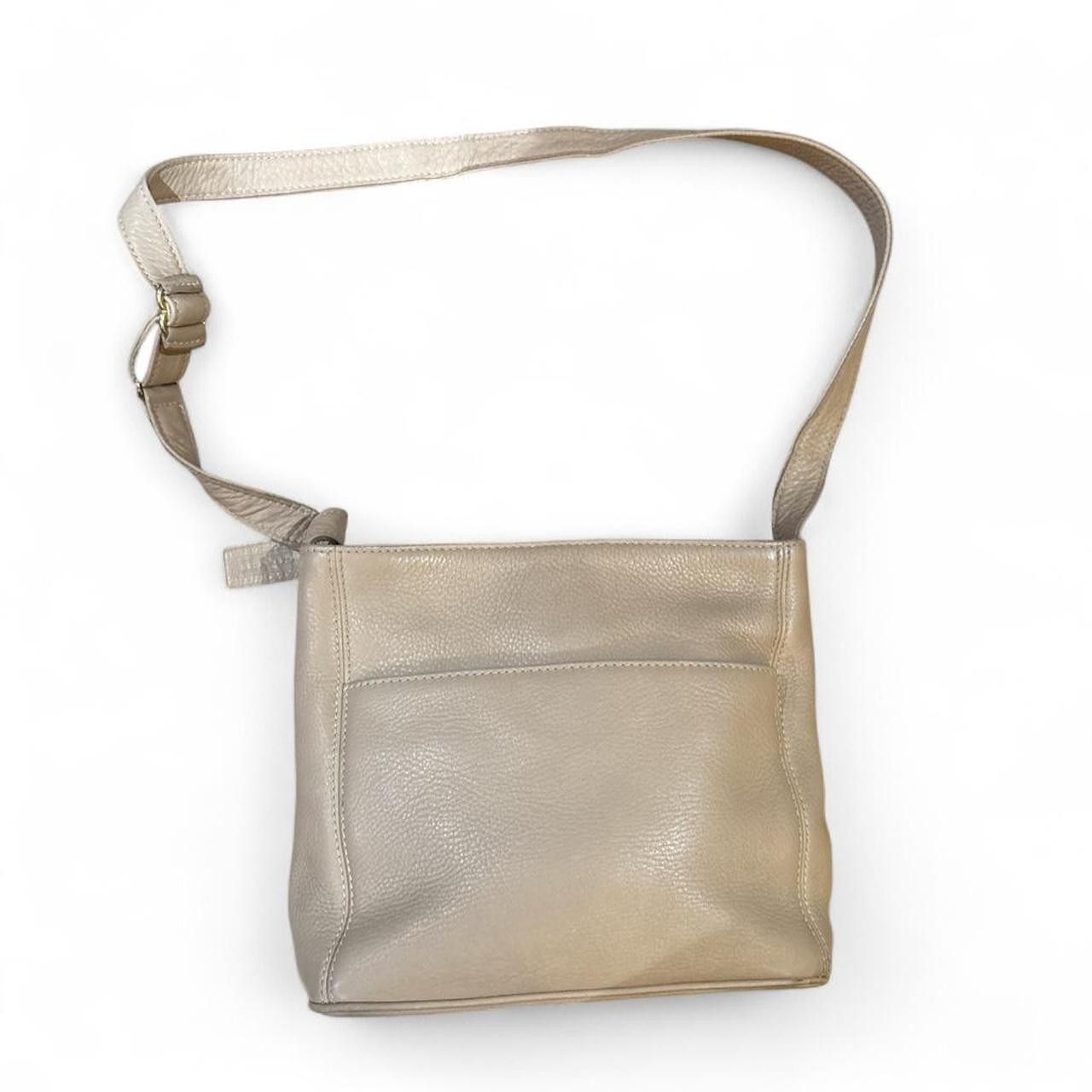 Coach Coach Sonoma Shoulder Bag Beige Pebbled Leather Purse Size ONE SIZE - 1 Thumbnail