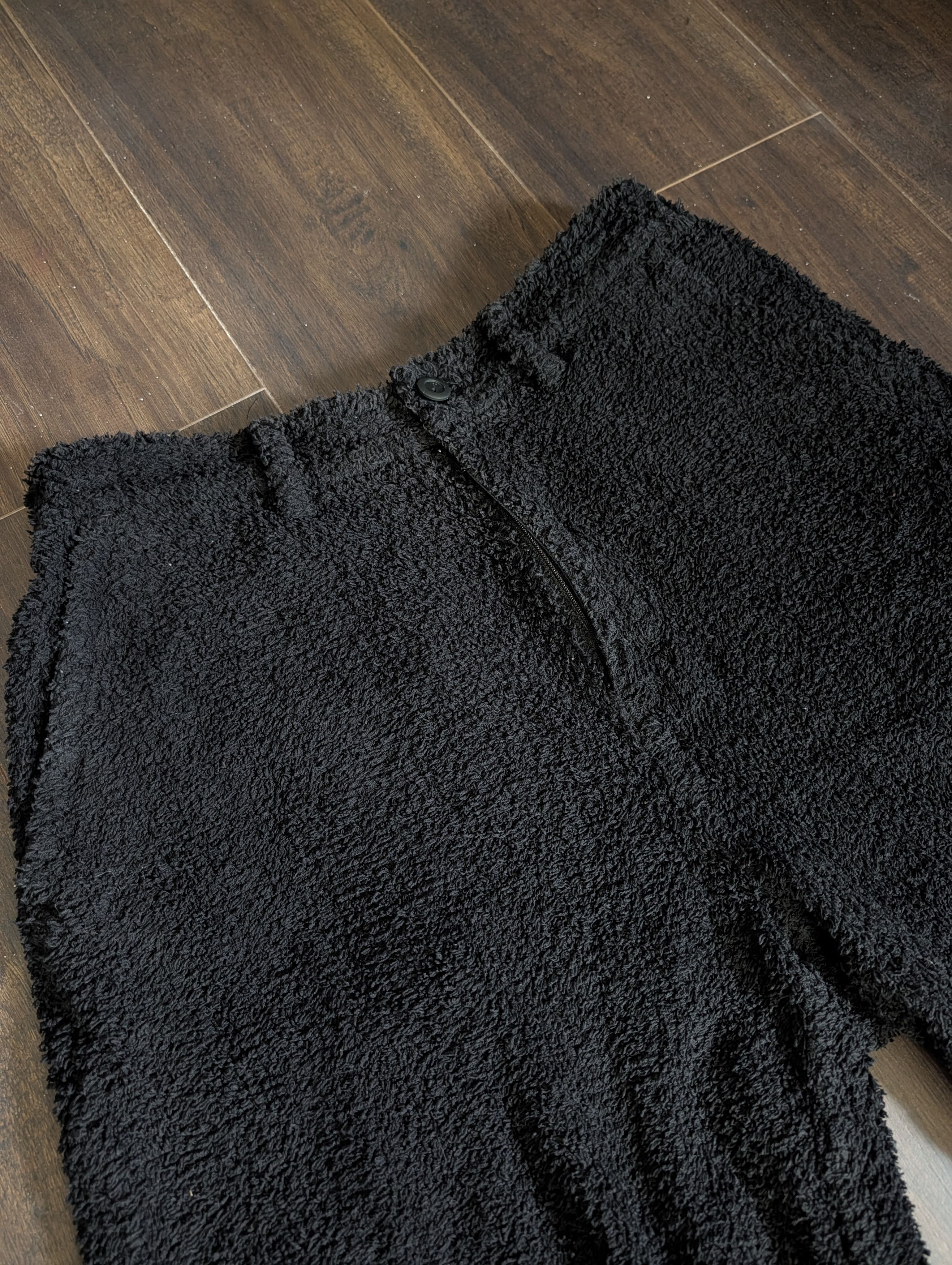 Undercover Black towel fabric cotton terry cargo shorts Japan Size US 31 - 2 Thumbnail