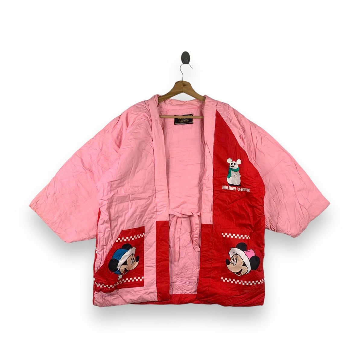Disney Vintage DISNEY MICKEY MINNIE MOUSE Japan Kimono Jacket Size XL / US 12-14 / IT 48-50 - 3 Thumbnail