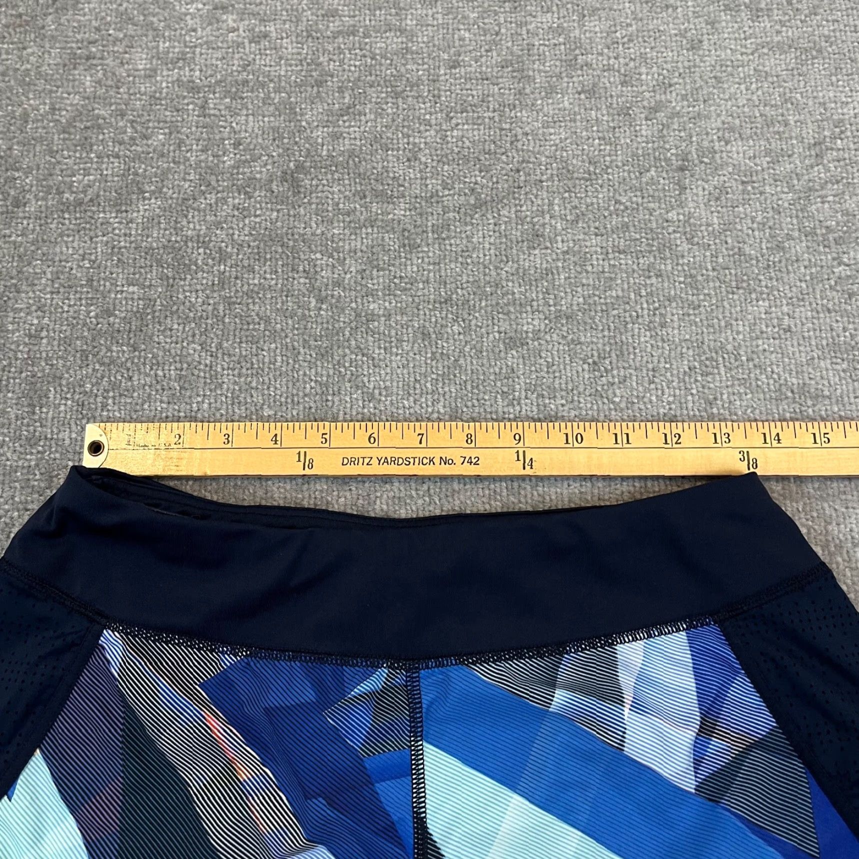 Athleta Athleta Shorts Womens Small 3" Geometric Lined Ready Set Go Golf Tennis 12" Size 28" / US 6 / IT 42 - 4 Thumbnail