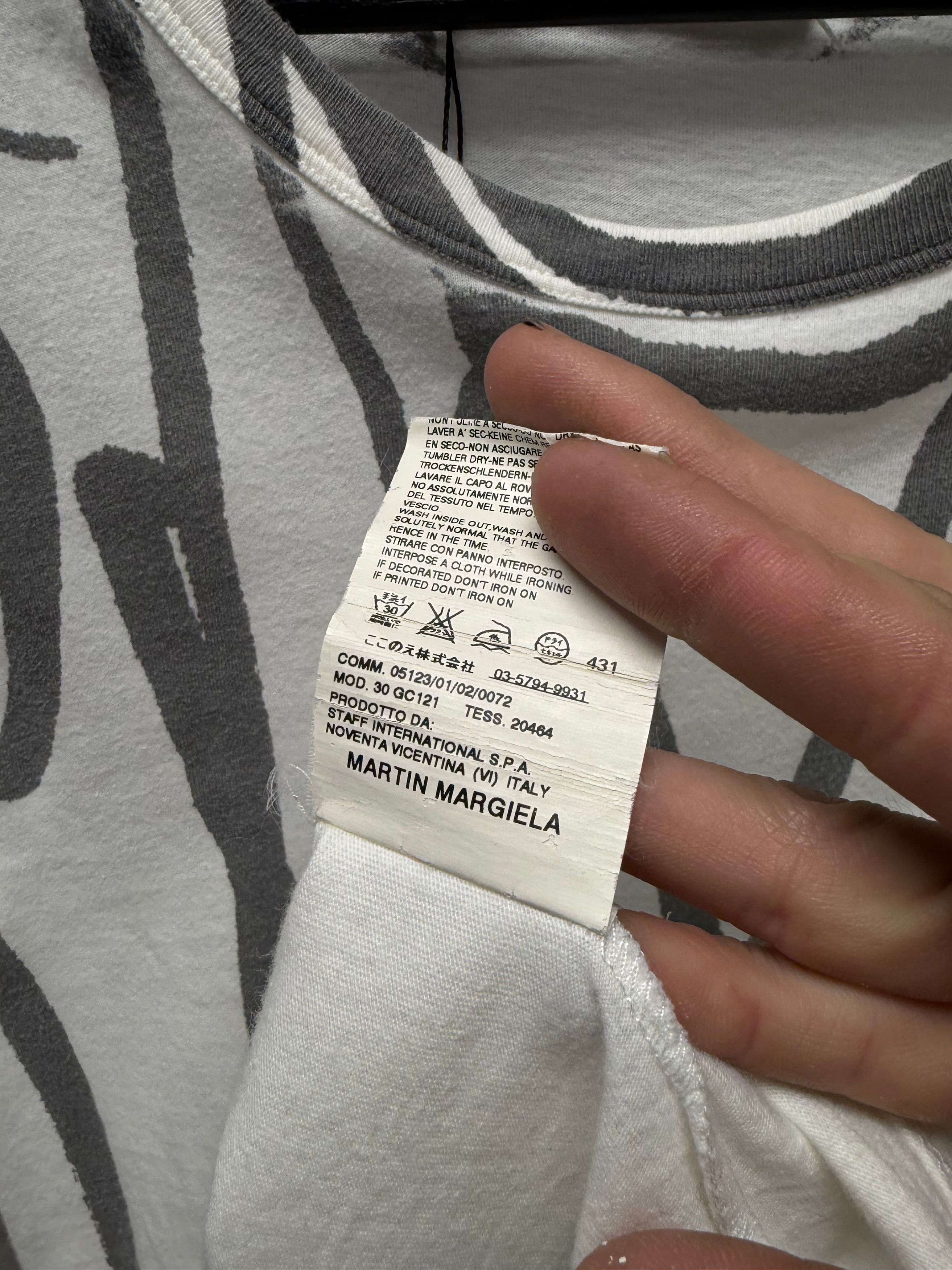 Maison Margiela Maison Martin Margiela Trompe L’œil ‘Sketch Drawn Suiting’ Long Sleeve Shirt Size US M / EU 48-50 / 2 - 5 Thumbnail
