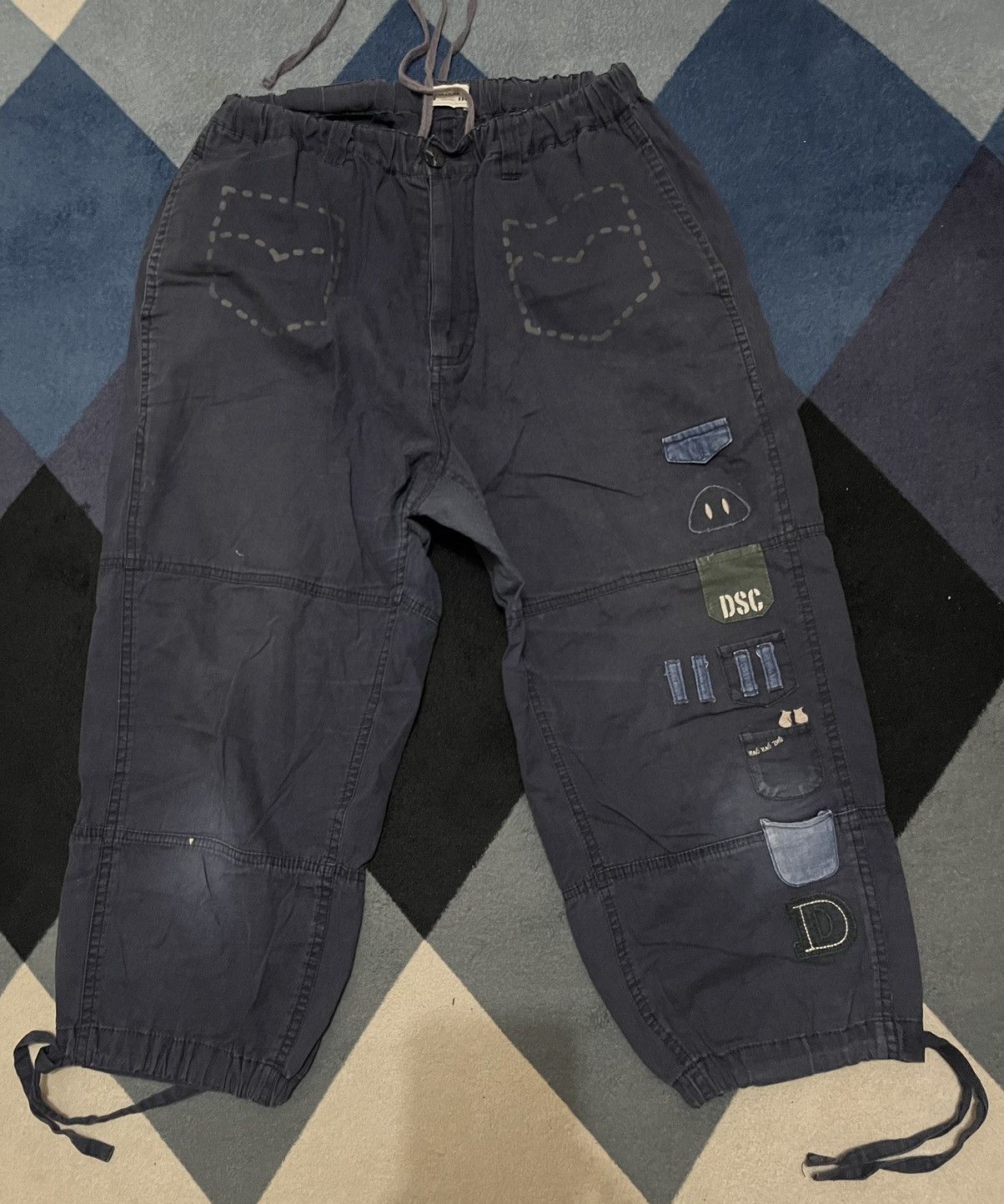 Japanese Brand VINTAGE D.S.CLUB CROPPER PANTS JAPAN Size US 32 / EU 48 - 1 Thumbnail